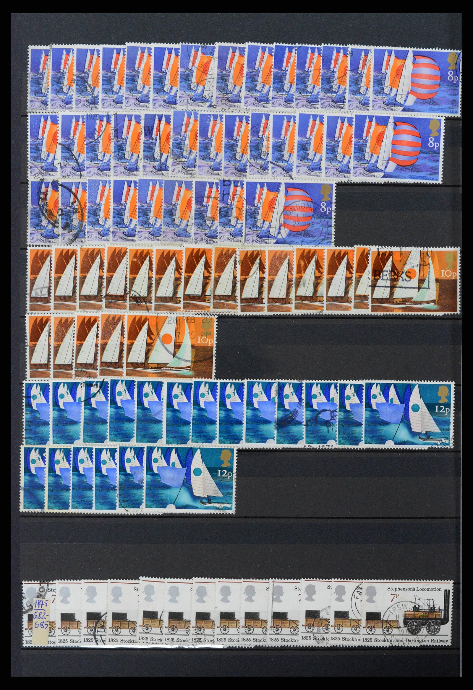 38604 0061 - Postzegelverzameling 38604 Engeland 1971-2000.