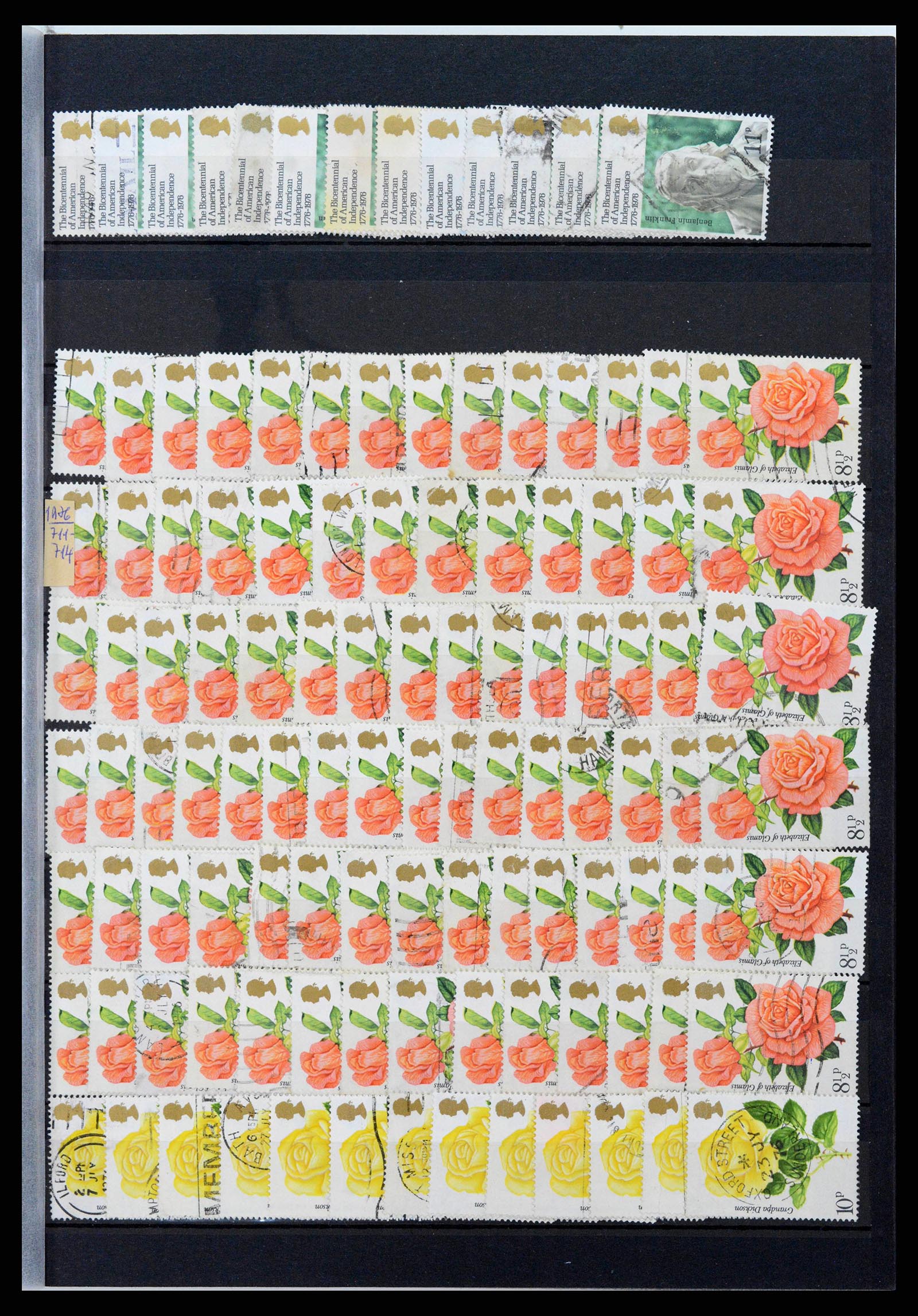 38604 0073 - Postzegelverzameling 38604 Engeland 1971-2000.