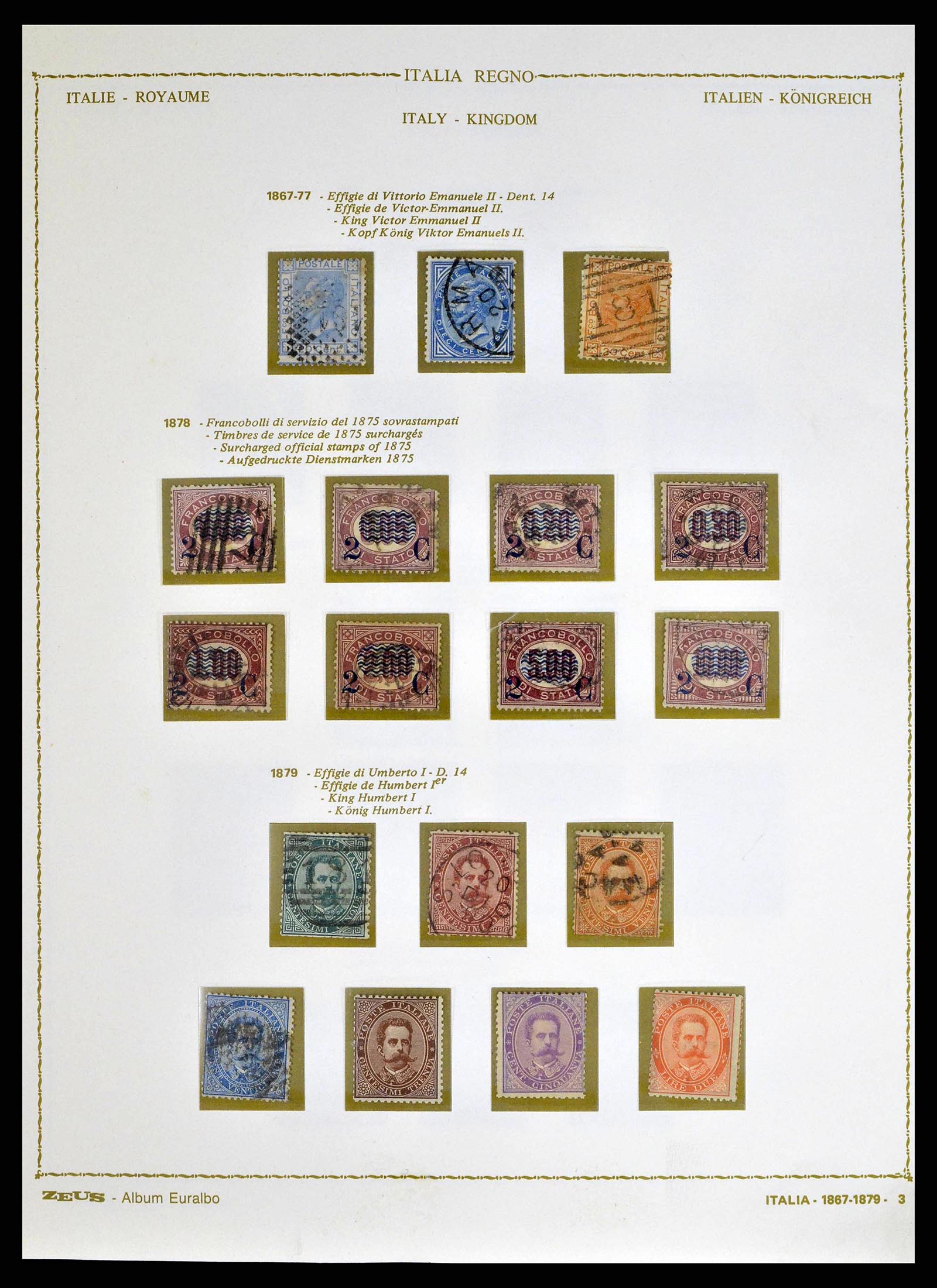 38605 0008 - Stamp collection 38605 Italy 1862-1942.