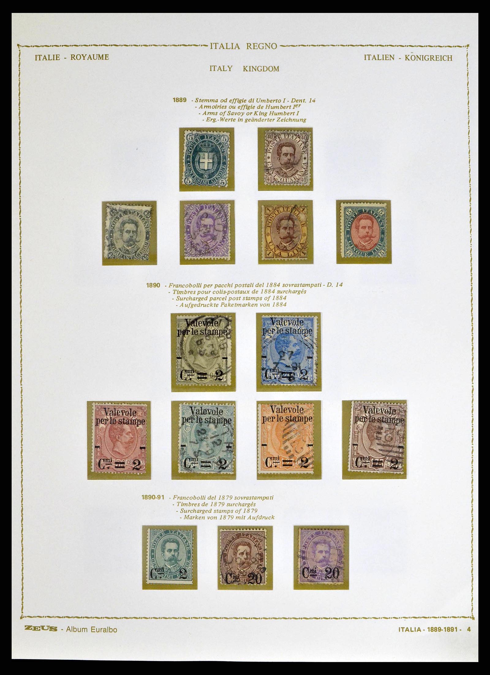 38605 0009 - Stamp collection 38605 Italy 1862-1942.