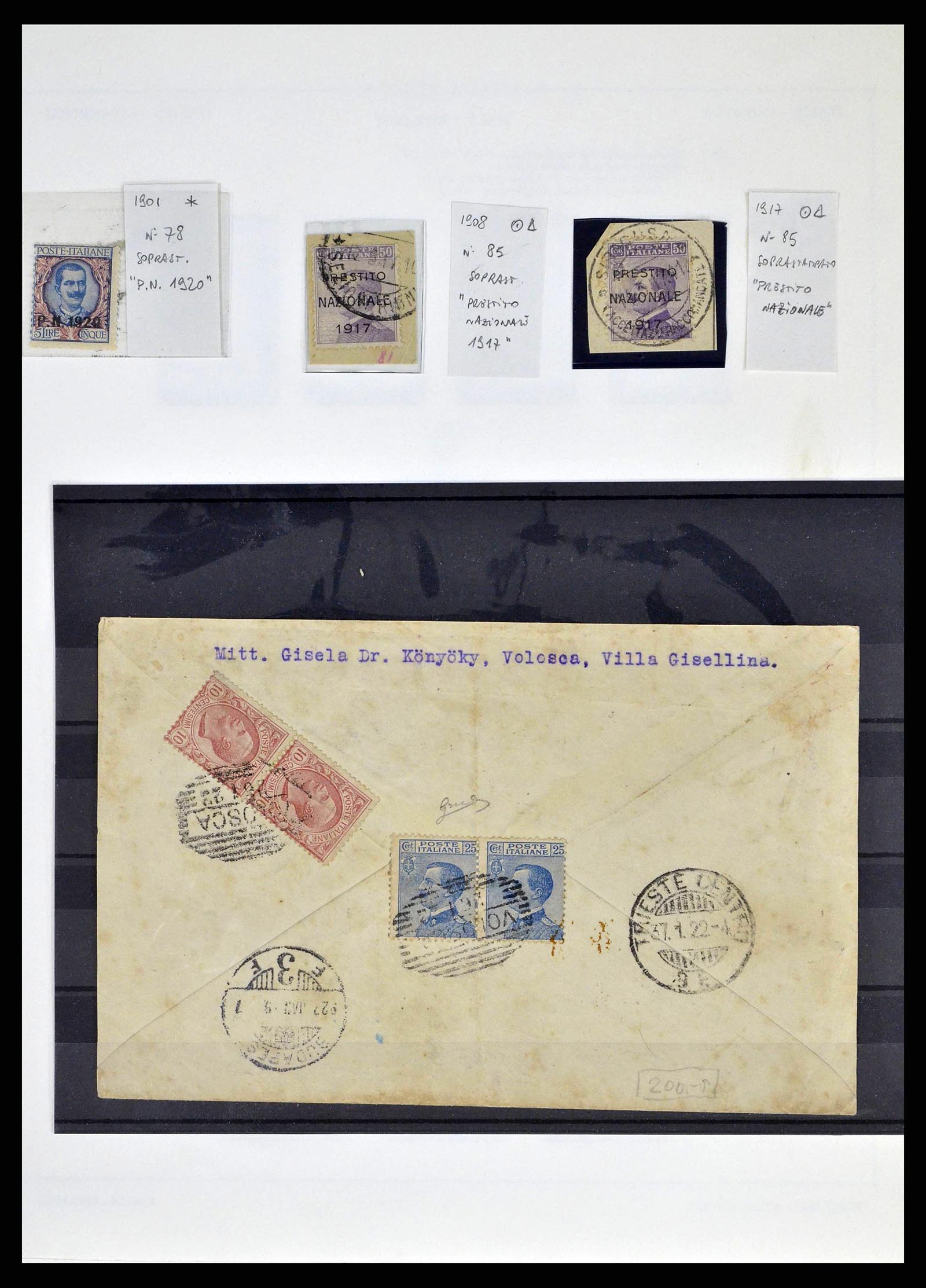 38605 0014 - Stamp collection 38605 Italy 1862-1942.