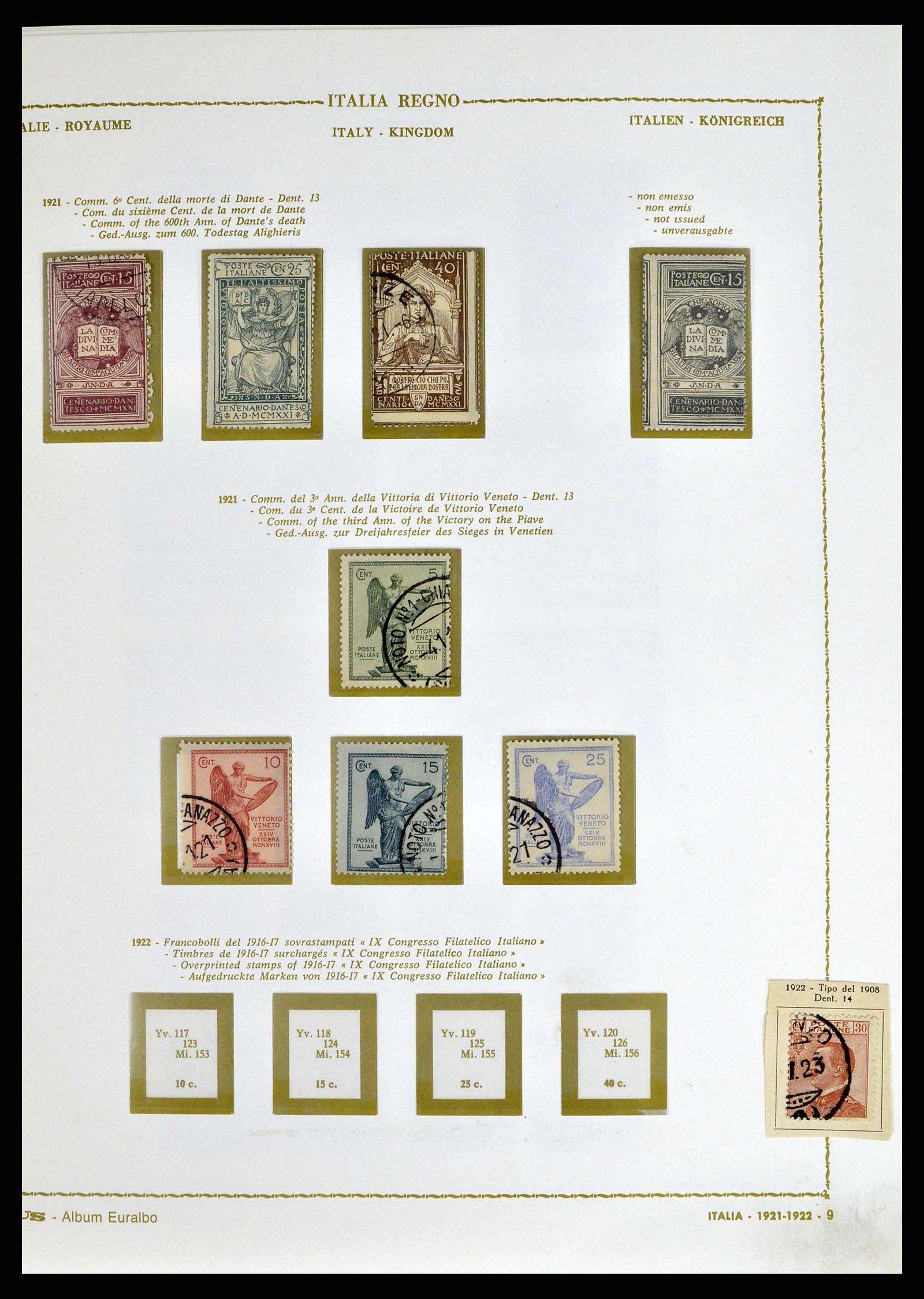 38605 0018 - Stamp collection 38605 Italy 1862-1942.