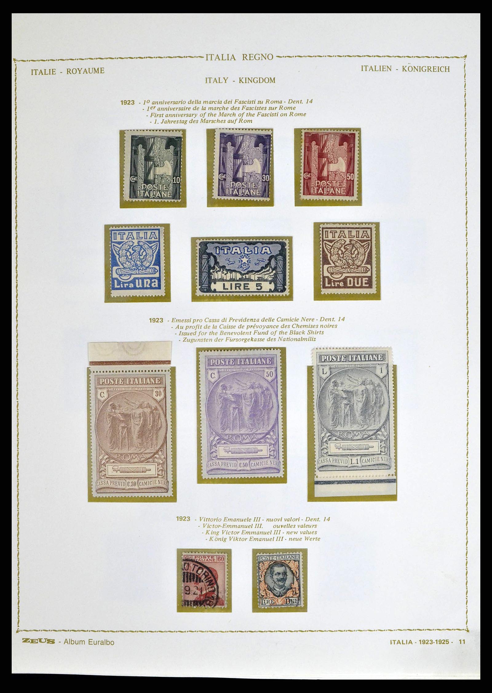 38605 0022 - Stamp collection 38605 Italy 1862-1942.