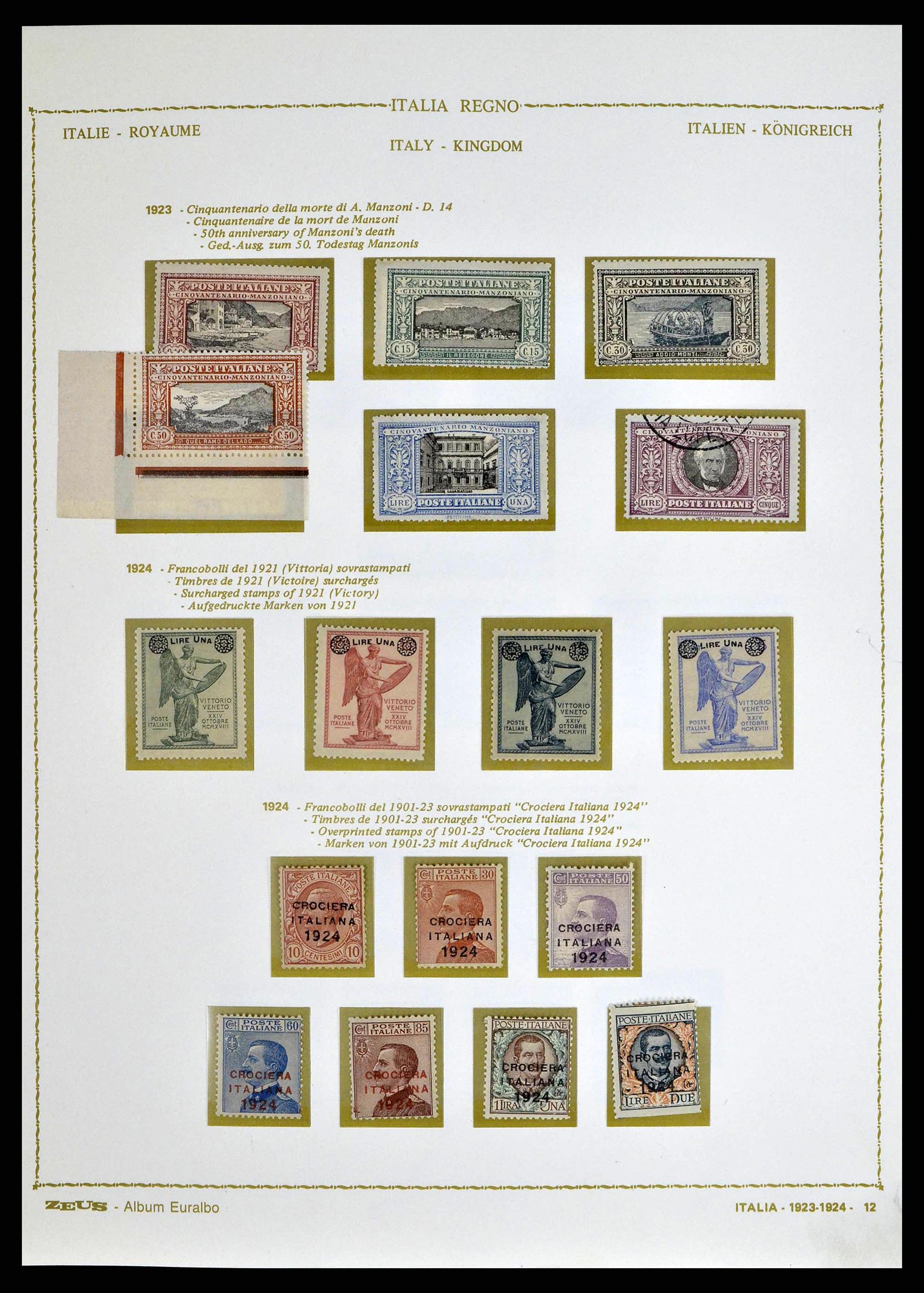 38605 0023 - Stamp collection 38605 Italy 1862-1942.