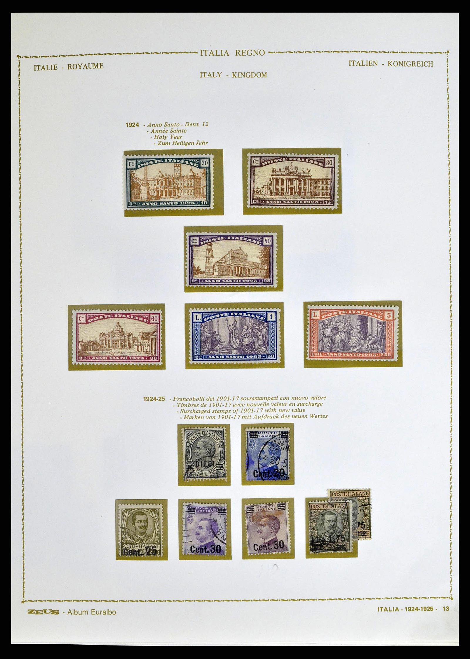 38605 0024 - Stamp collection 38605 Italy 1862-1942.