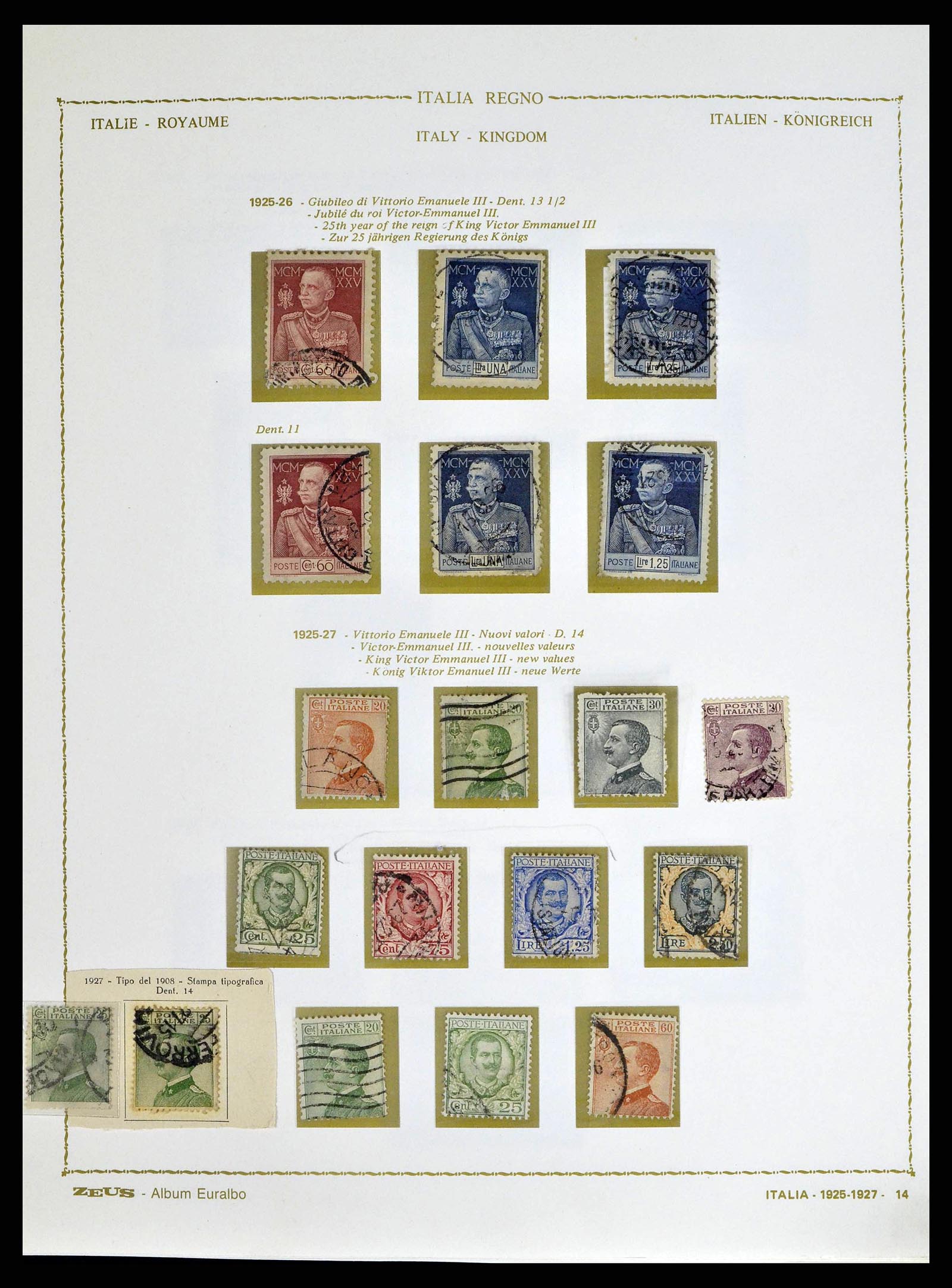 38605 0026 - Stamp collection 38605 Italy 1862-1942.