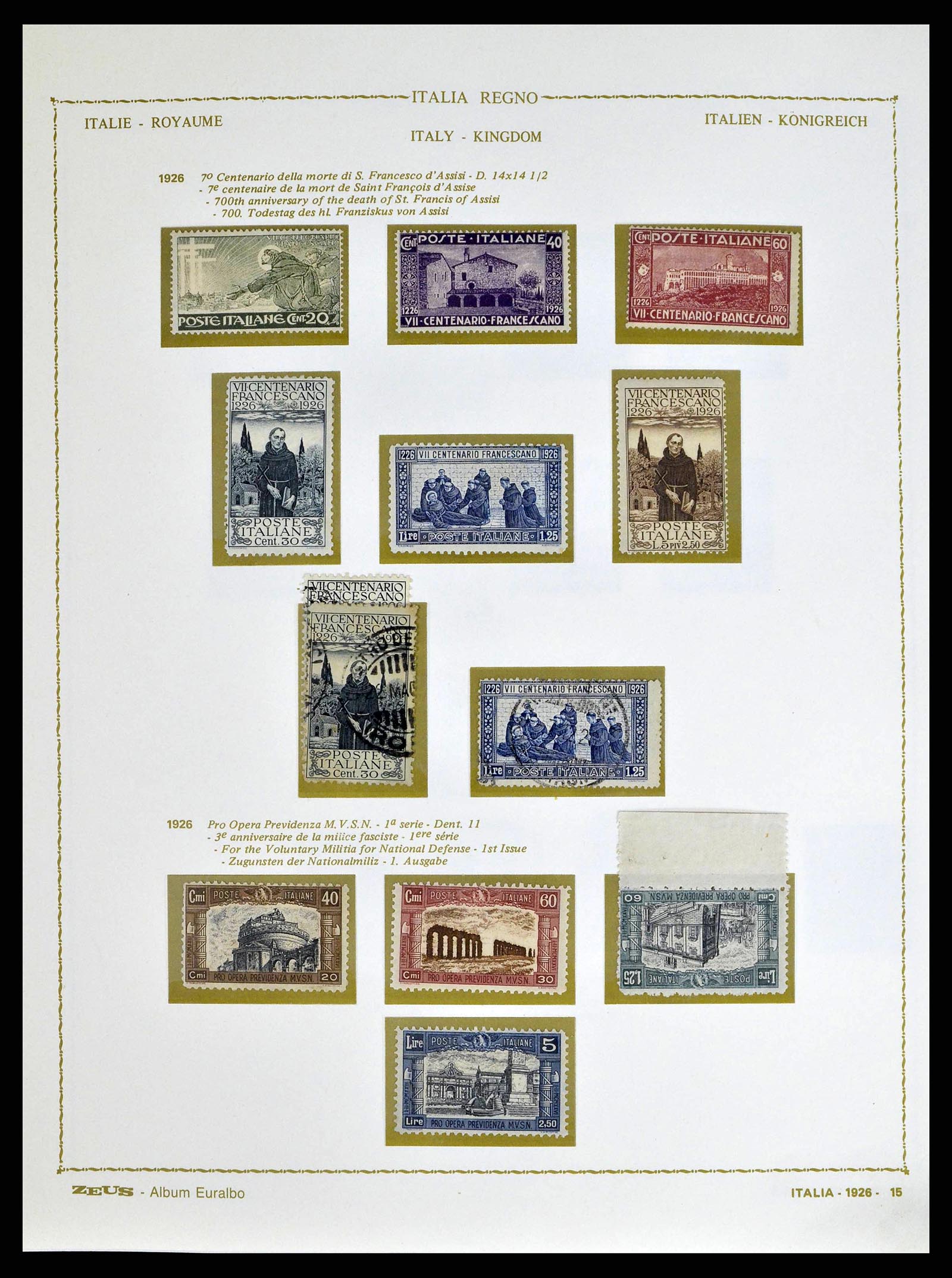 38605 0027 - Stamp collection 38605 Italy 1862-1942.