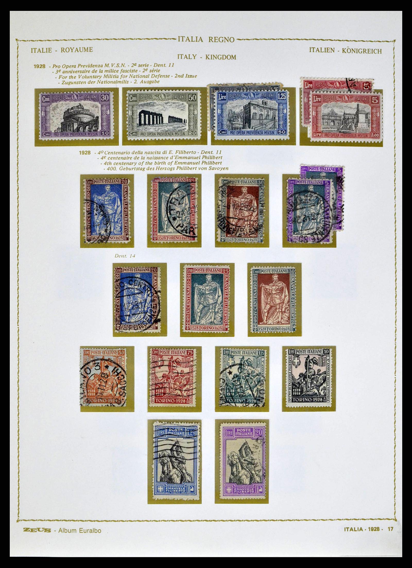 38605 0030 - Stamp collection 38605 Italy 1862-1942.