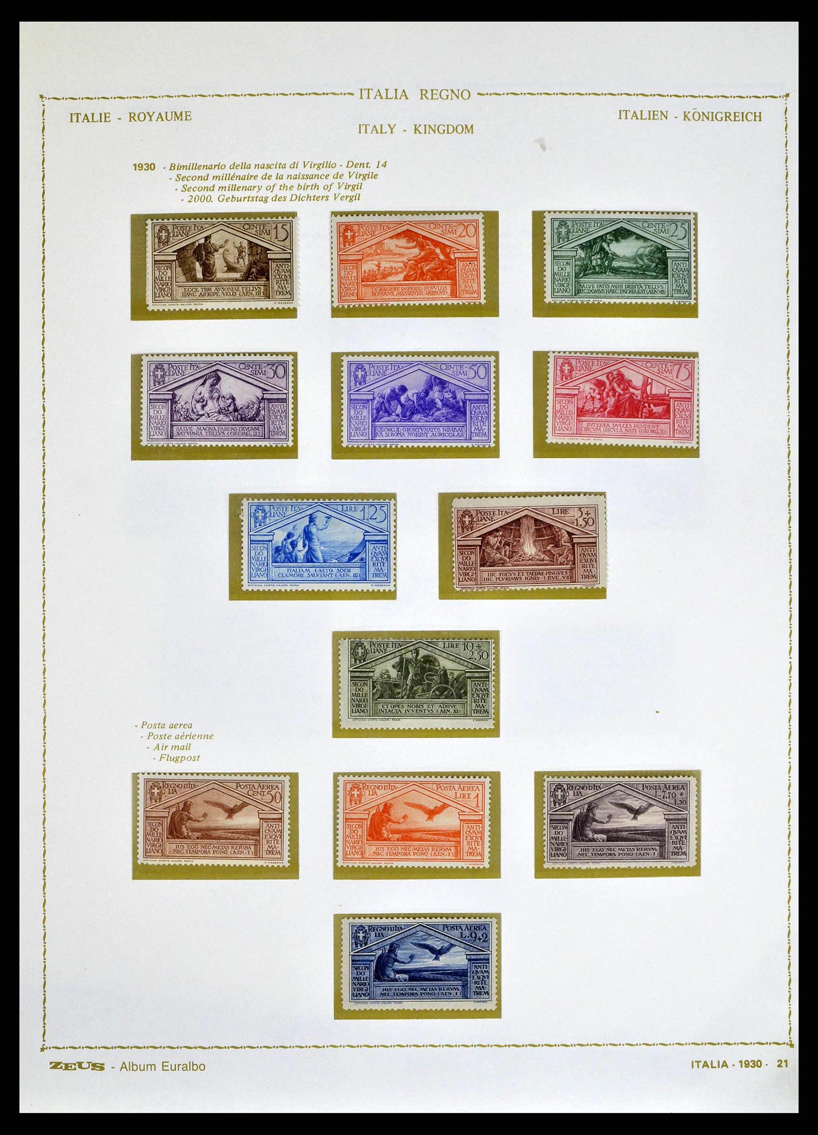 38605 0035 - Stamp collection 38605 Italy 1862-1942.