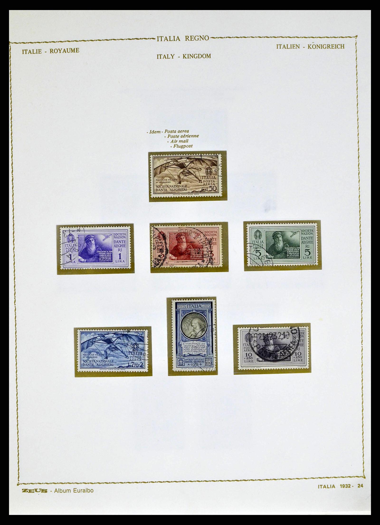 38605 0038 - Stamp collection 38605 Italy 1862-1942.