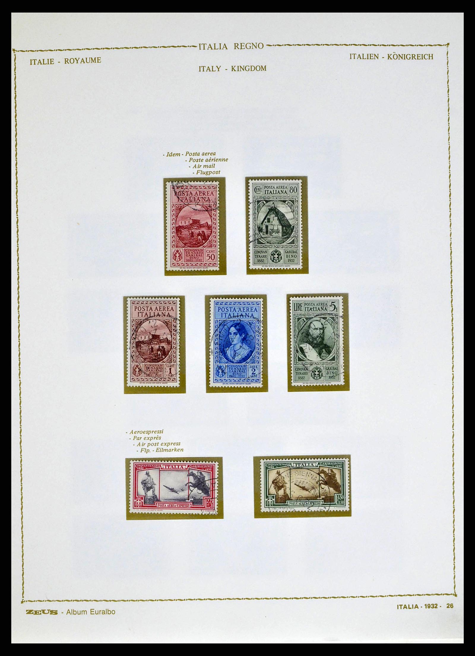 38605 0040 - Stamp collection 38605 Italy 1862-1942.