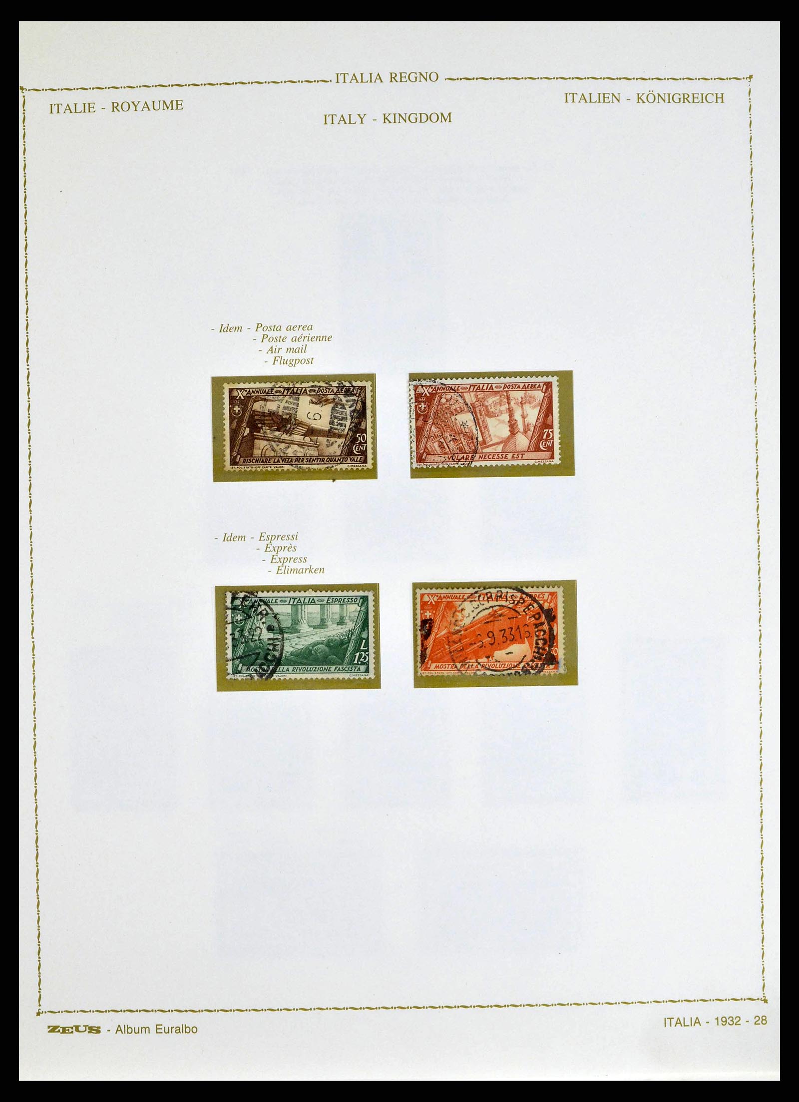 38605 0042 - Stamp collection 38605 Italy 1862-1942.
