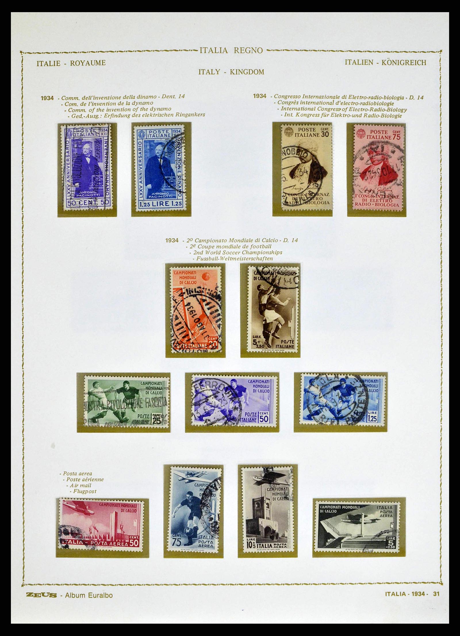 38605 0045 - Stamp collection 38605 Italy 1862-1942.