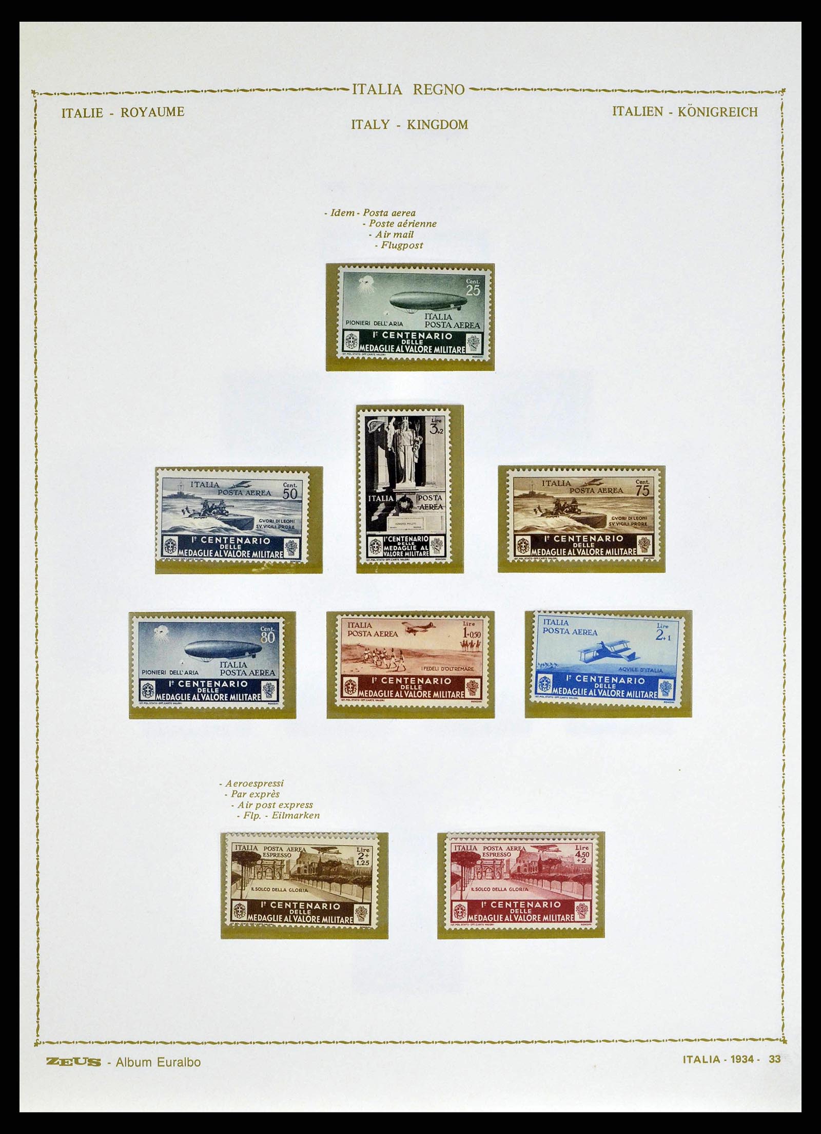 38605 0047 - Stamp collection 38605 Italy 1862-1942.