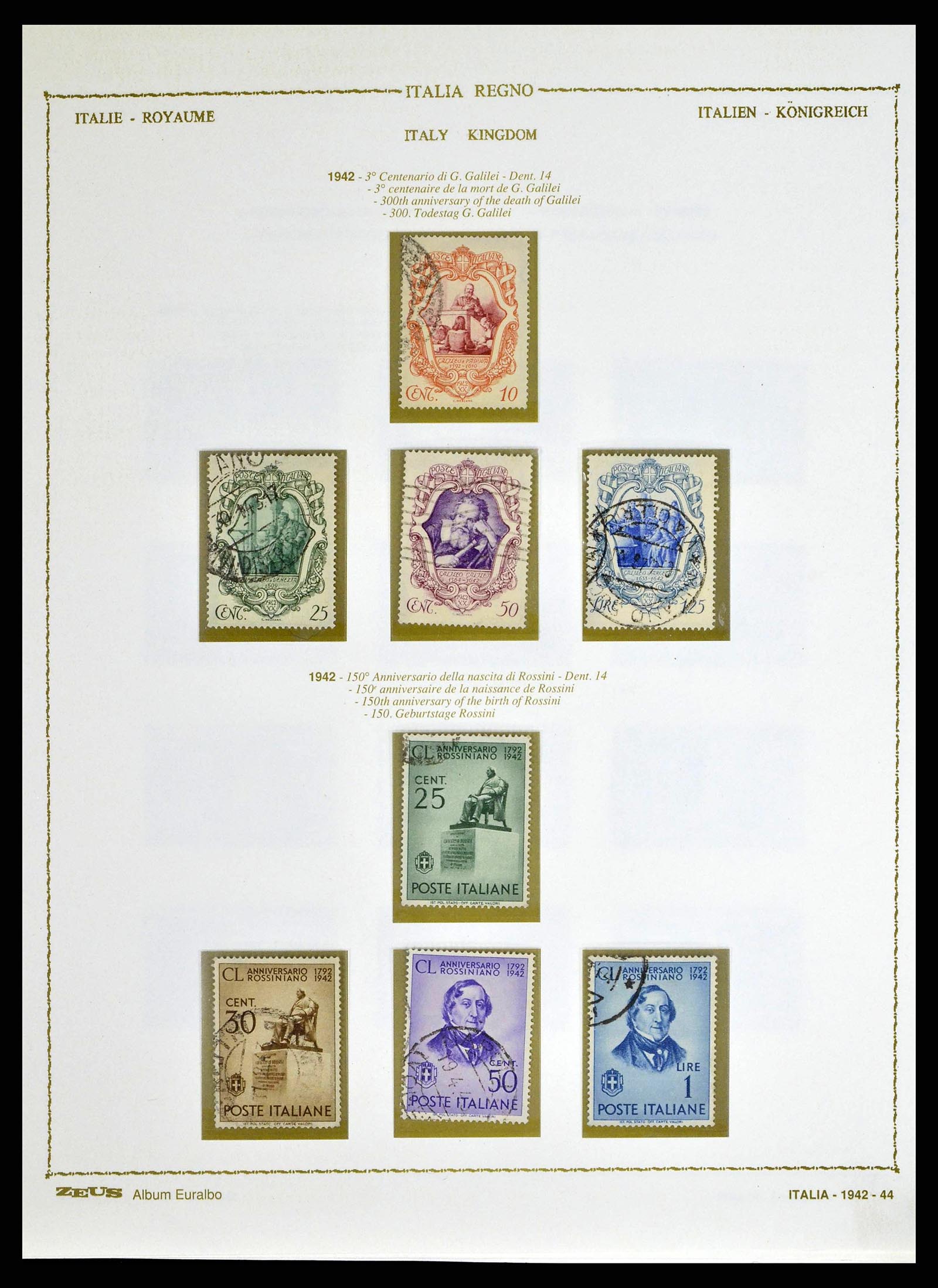 38605 0059 - Stamp collection 38605 Italy 1862-1942.