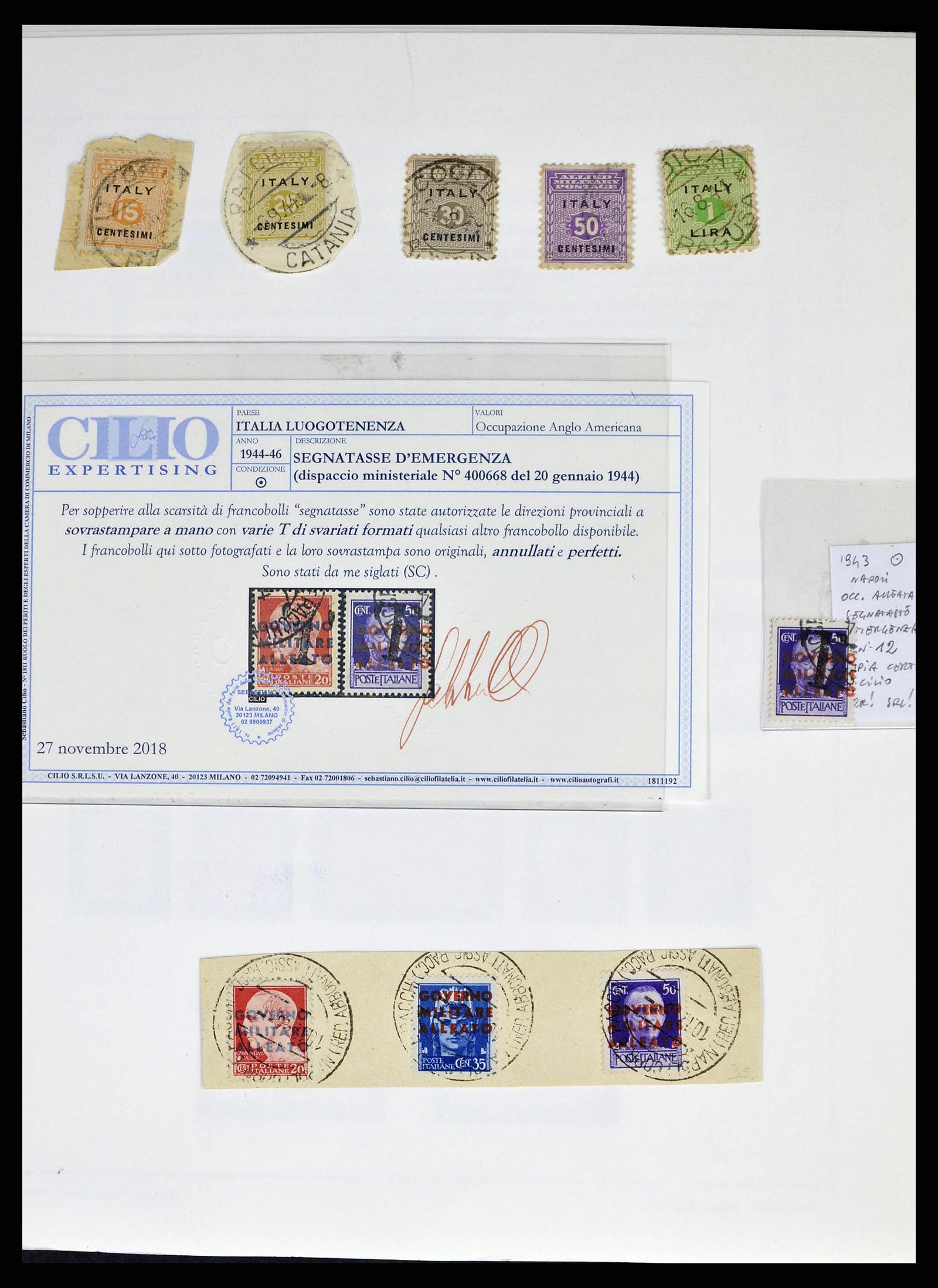 38605 0104 - Stamp collection 38605 Italy 1862-1942.