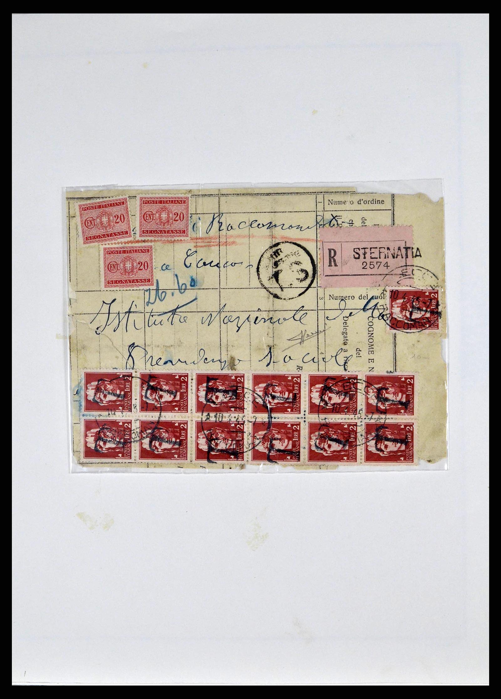 38605 0106 - Stamp collection 38605 Italy 1862-1942.