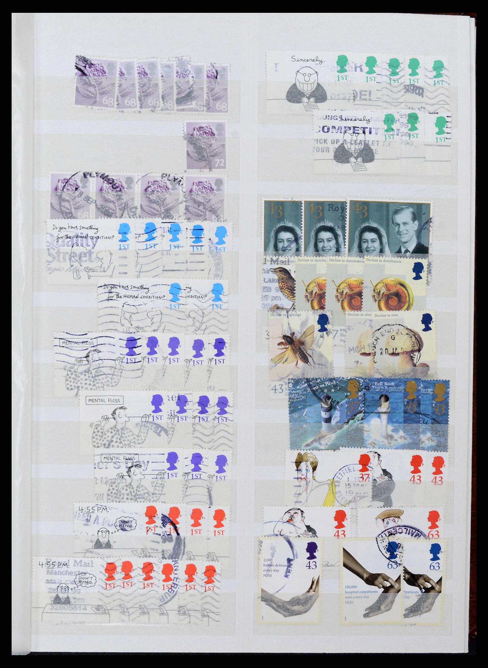 38606 0004 - Postzegelverzameling 38606 Engeland 1971-2004.