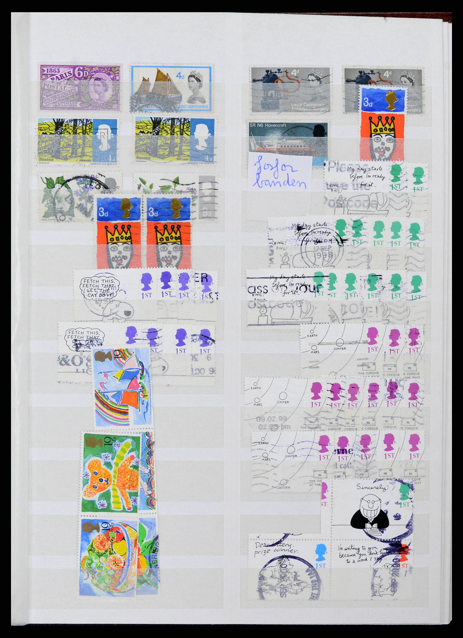 38606 0006 - Postzegelverzameling 38606 Engeland 1971-2004.