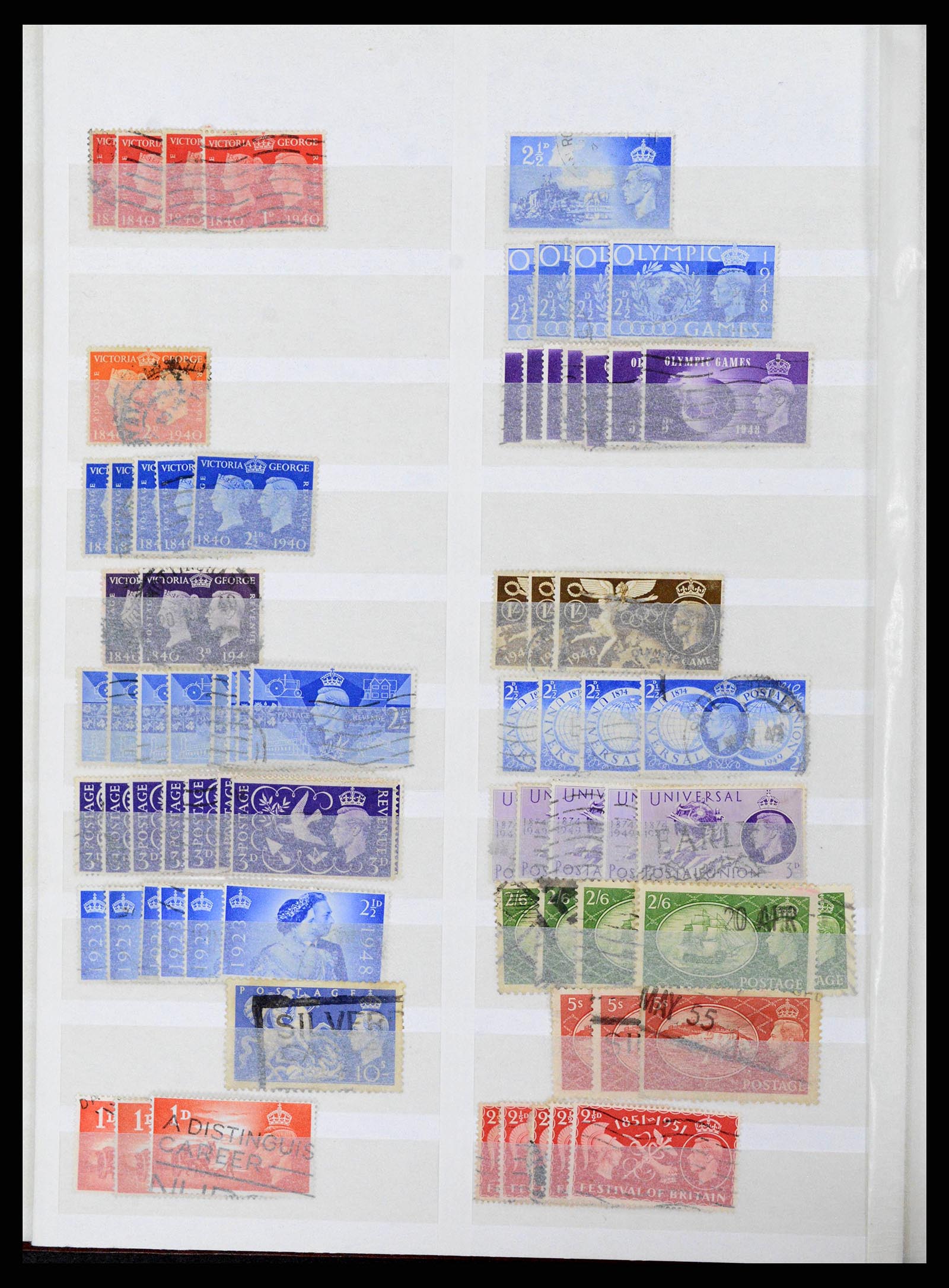 38606 0010 - Postzegelverzameling 38606 Engeland 1971-2004.