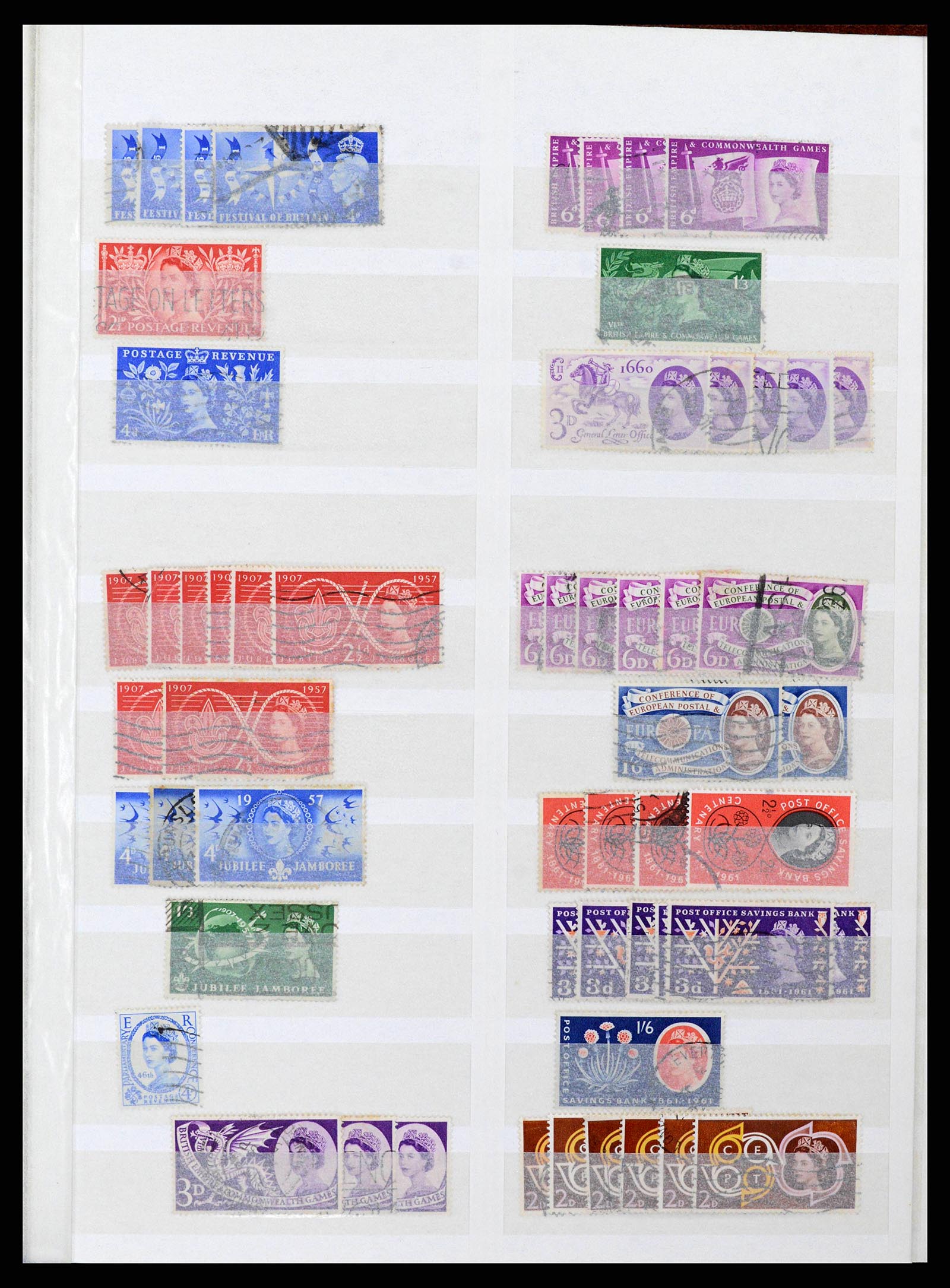 38606 0011 - Postzegelverzameling 38606 Engeland 1971-2004.