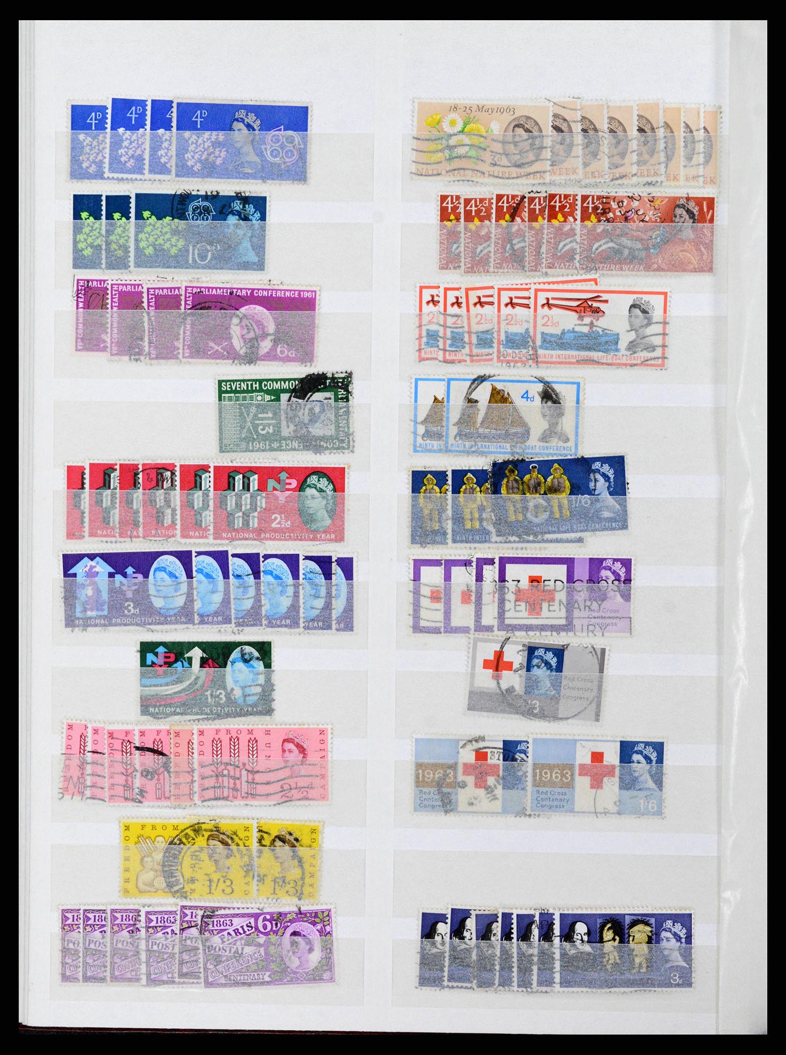 38606 0012 - Postzegelverzameling 38606 Engeland 1971-2004.