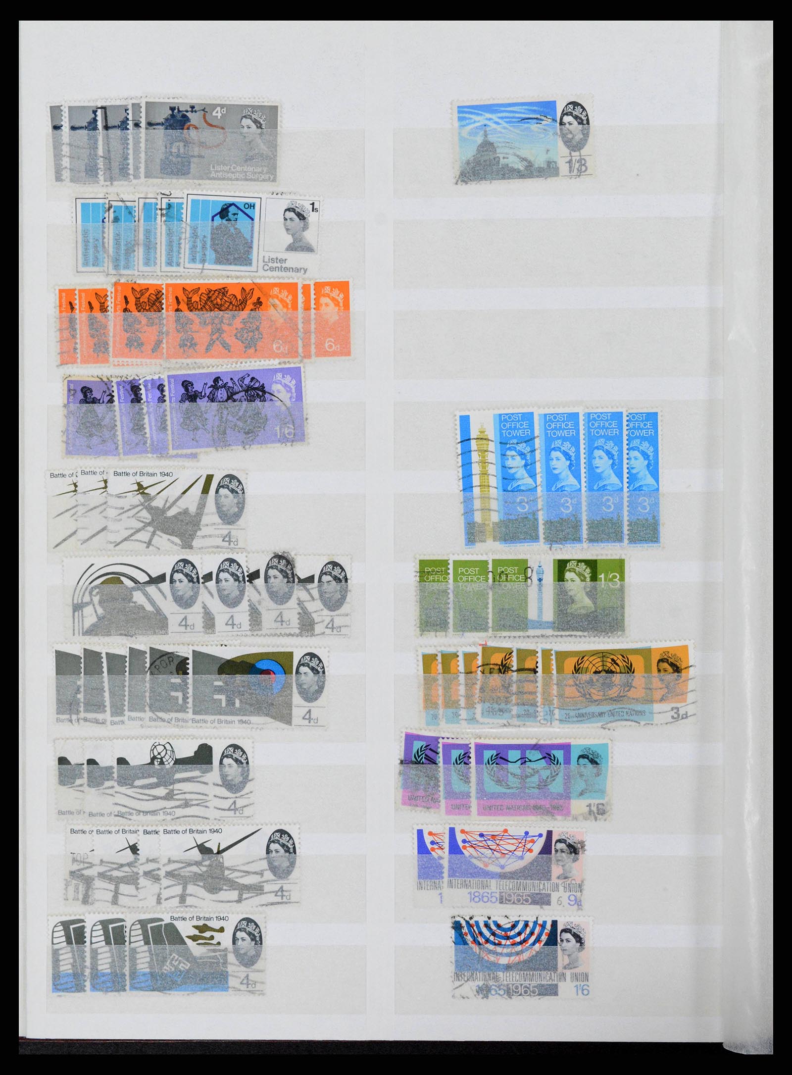 38606 0014 - Postzegelverzameling 38606 Engeland 1971-2004.