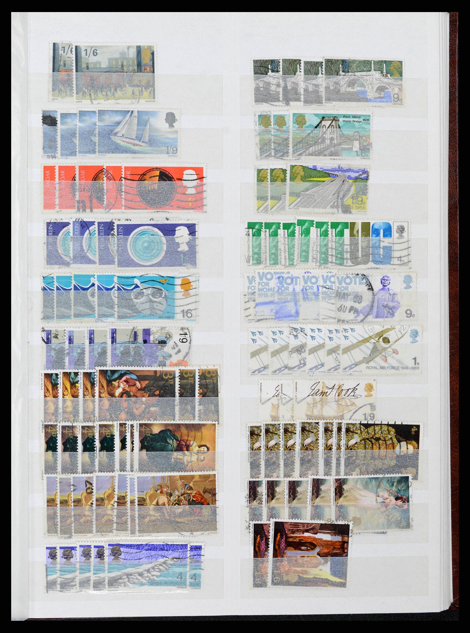 38606 0017 - Postzegelverzameling 38606 Engeland 1971-2004.