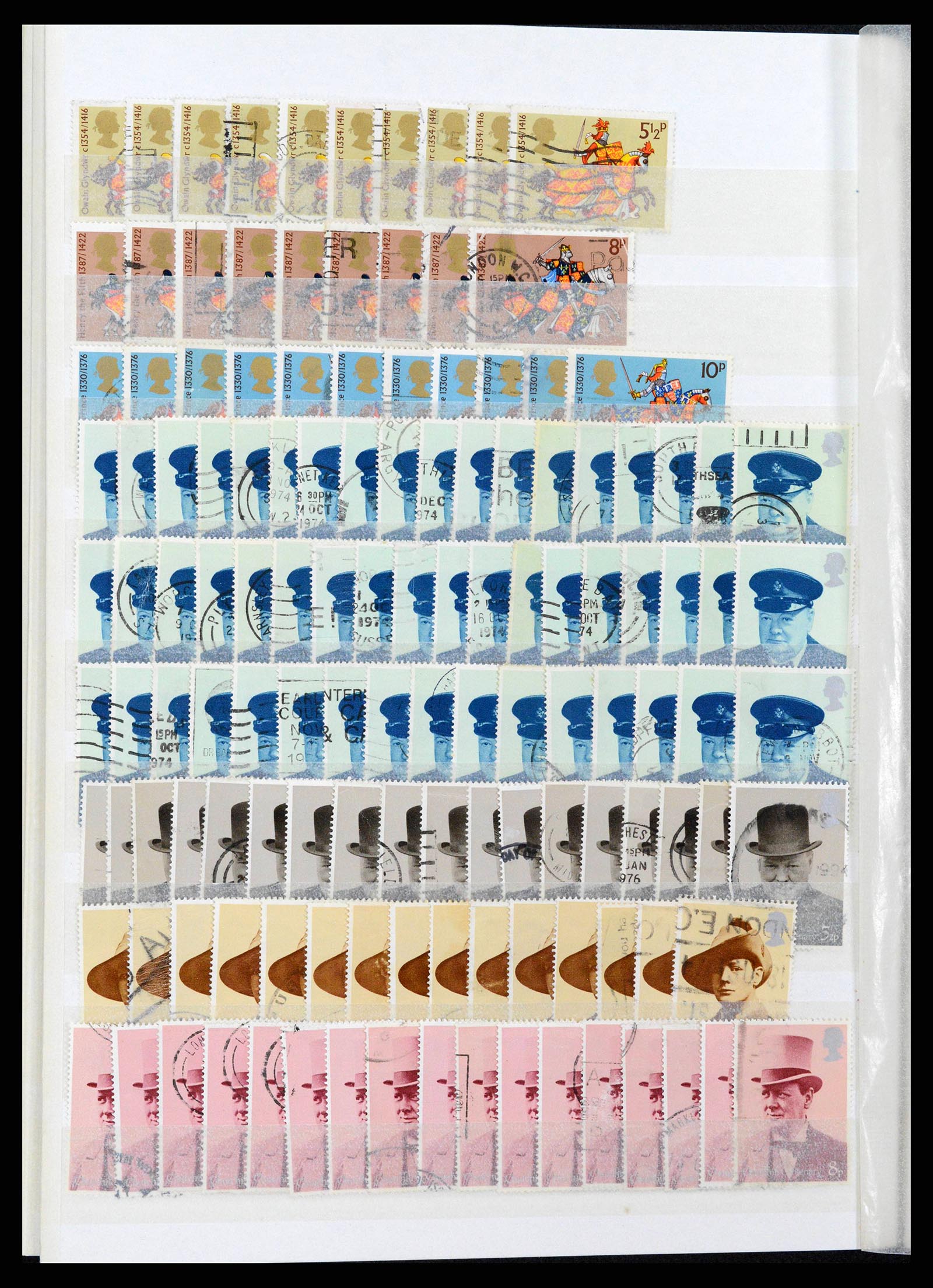 38606 0040 - Postzegelverzameling 38606 Engeland 1971-2004.