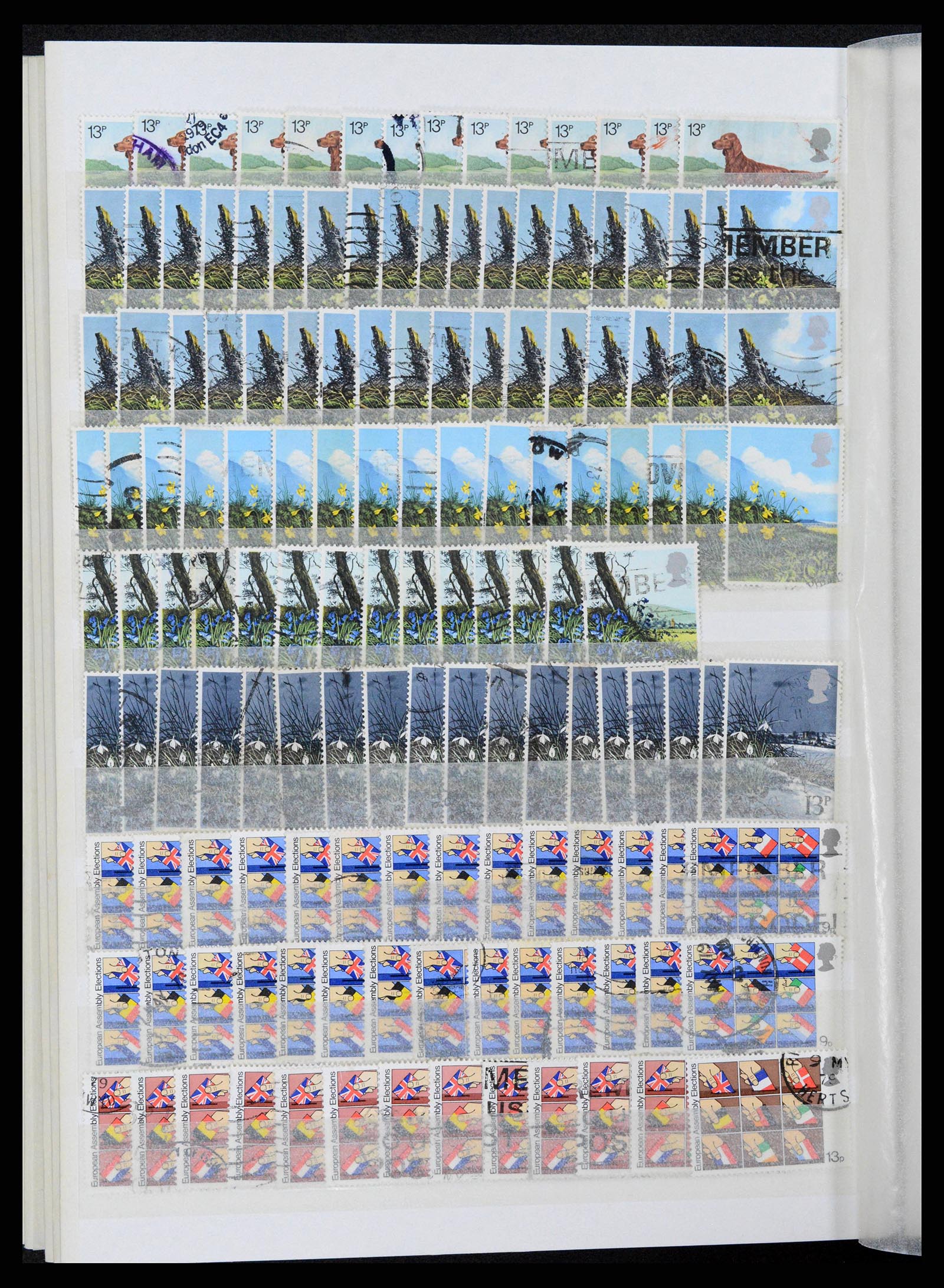 38606 0054 - Postzegelverzameling 38606 Engeland 1971-2004.