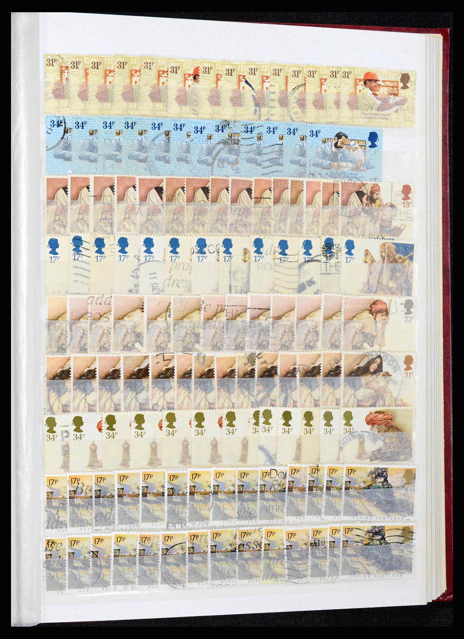 38606 0081 - Stamp collection 38606 Great Britain 1971-2004.