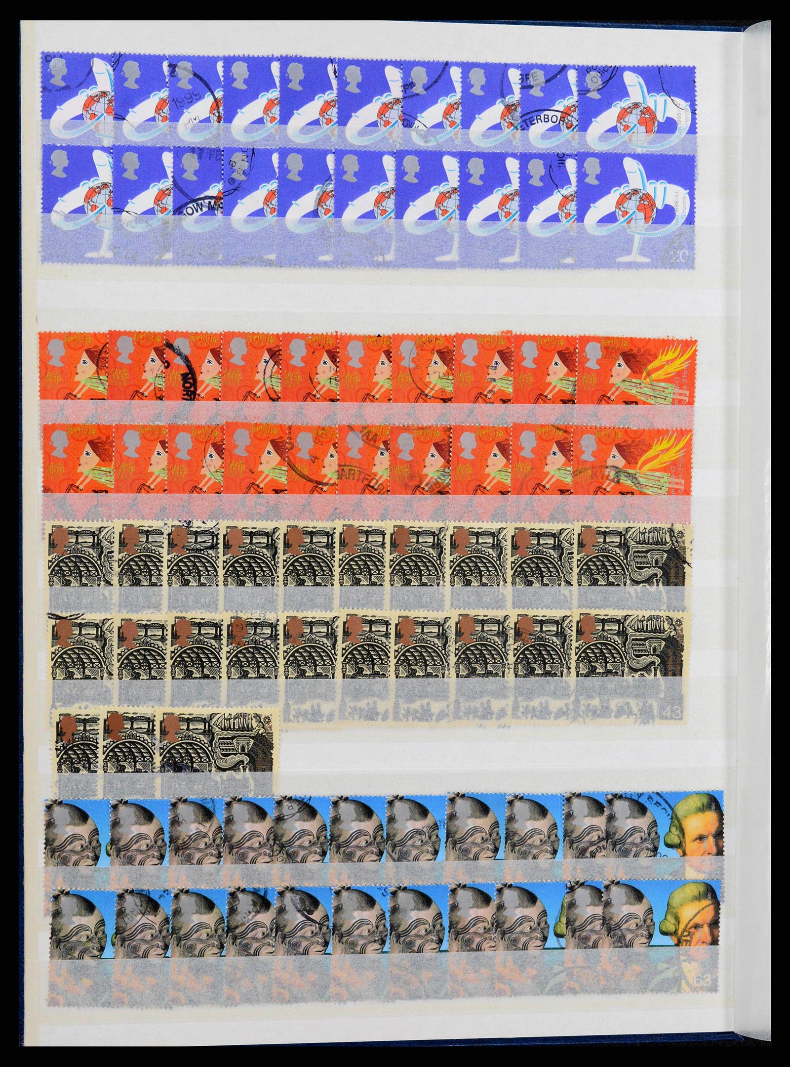 38606 0489 - Stamp collection 38606 Great Britain 1971-2004.