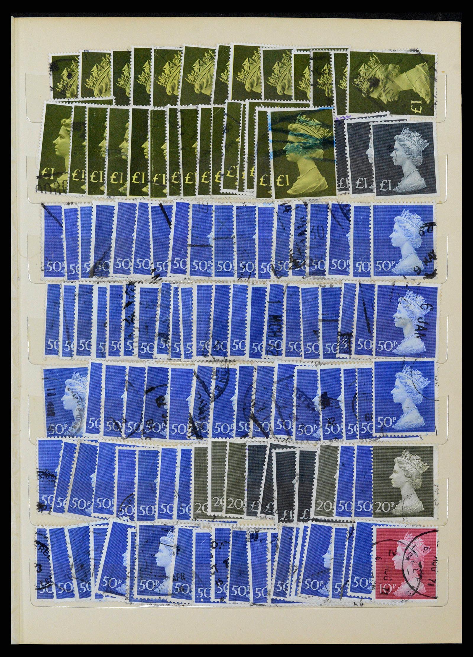 38606 0521 - Postzegelverzameling 38606 Engeland 1971-2004.