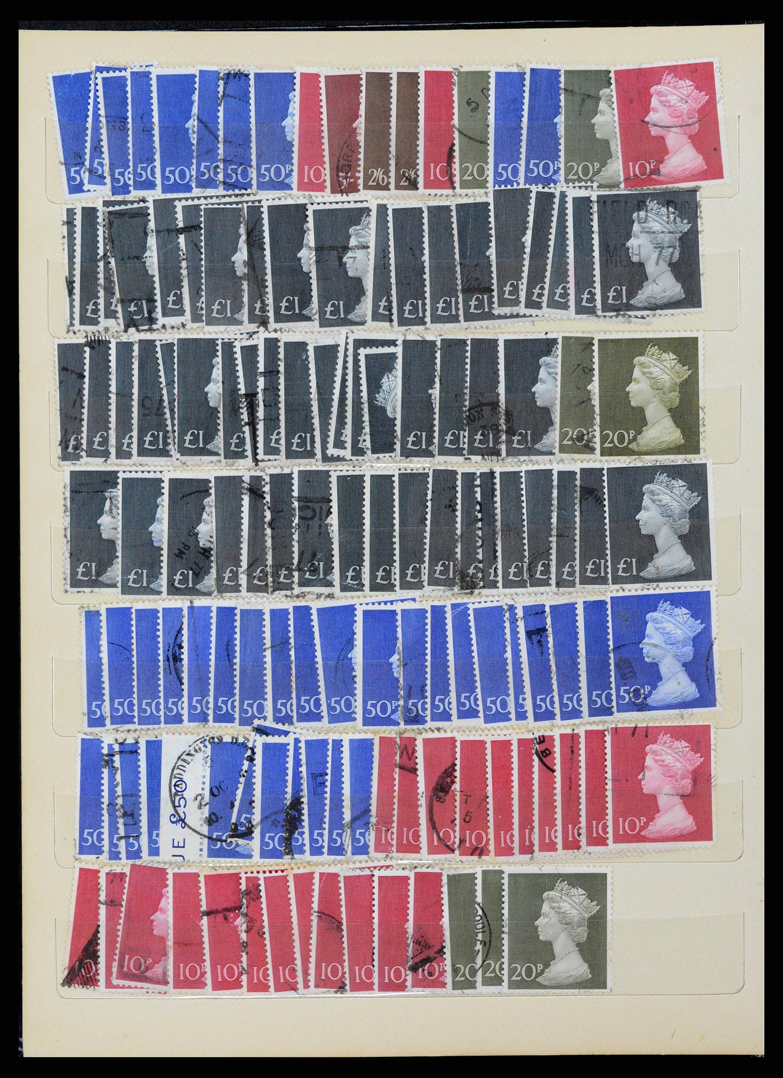 38606 0522 - Postzegelverzameling 38606 Engeland 1971-2004.