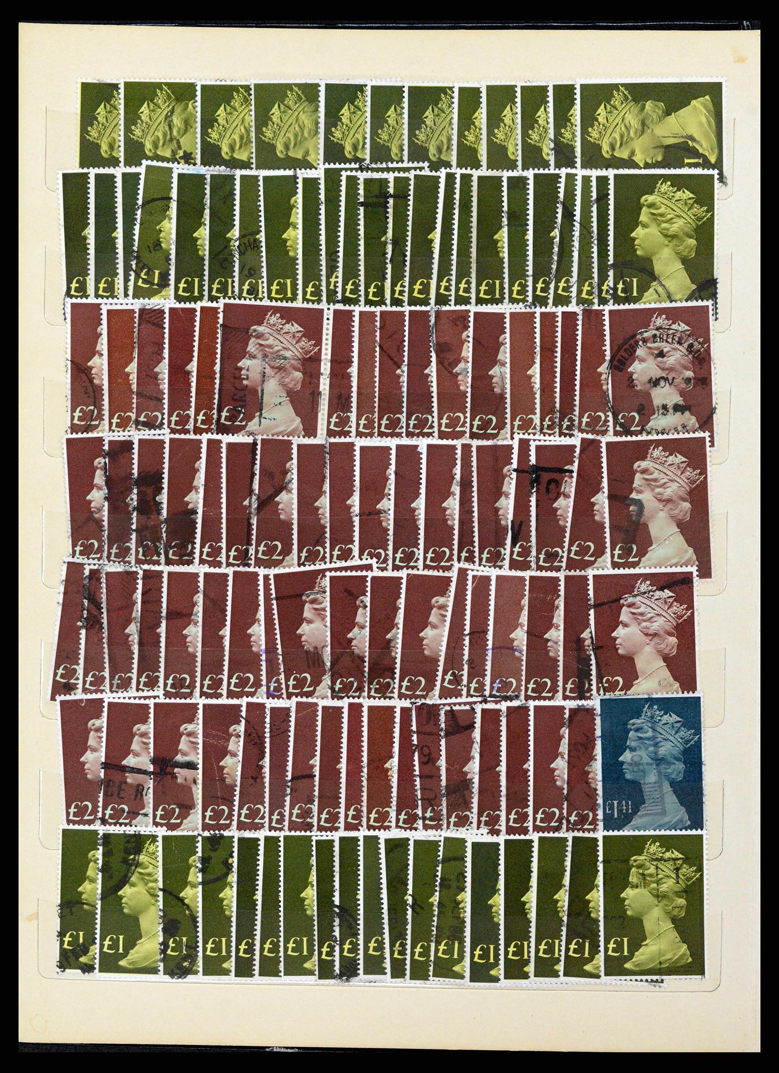 38606 0524 - Postzegelverzameling 38606 Engeland 1971-2004.