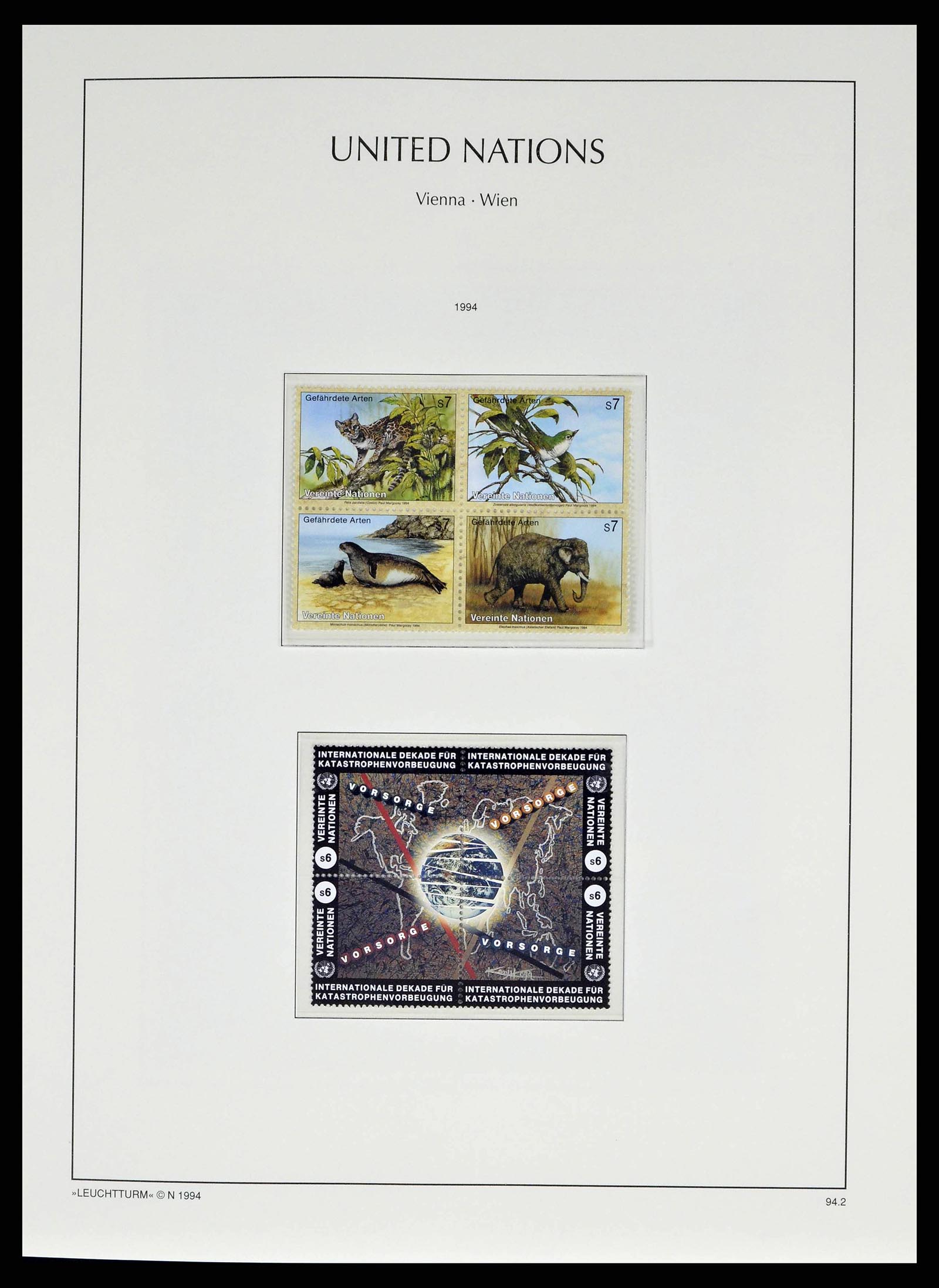 38608 0046 - Postzegelverzameling 38608 Verenigde Naties Wenen compleet 1980-2013.
