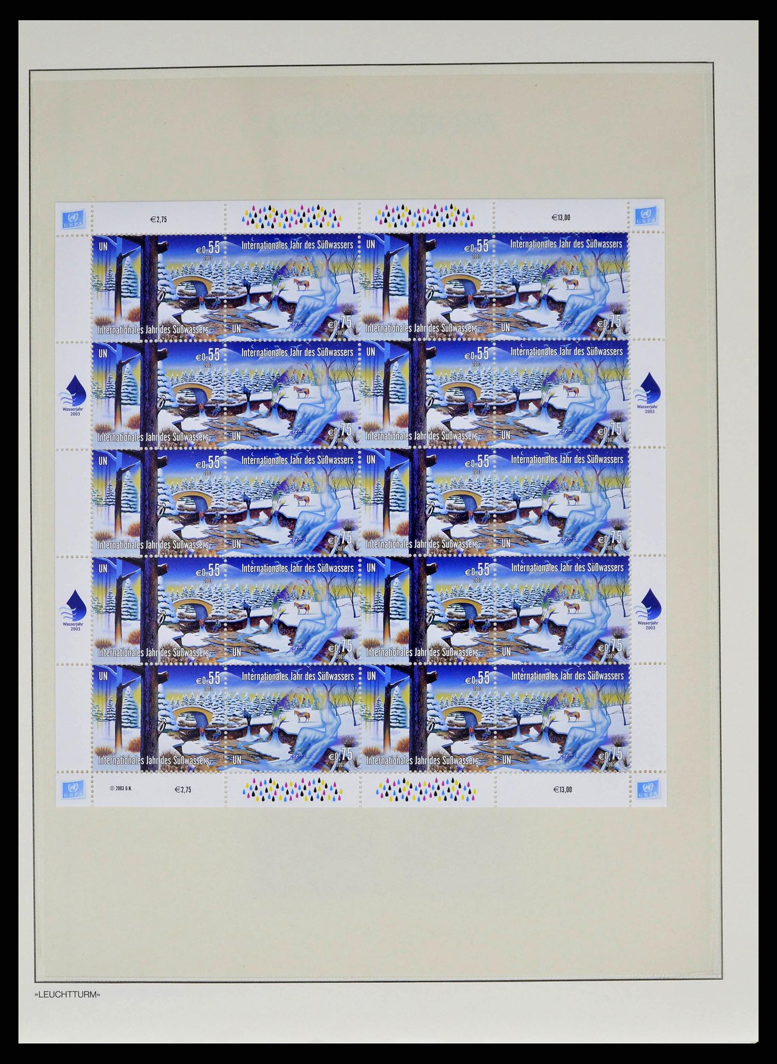 38608 0098 - Stamp collection 38608 United Nations Vienna complete collection 1980-20