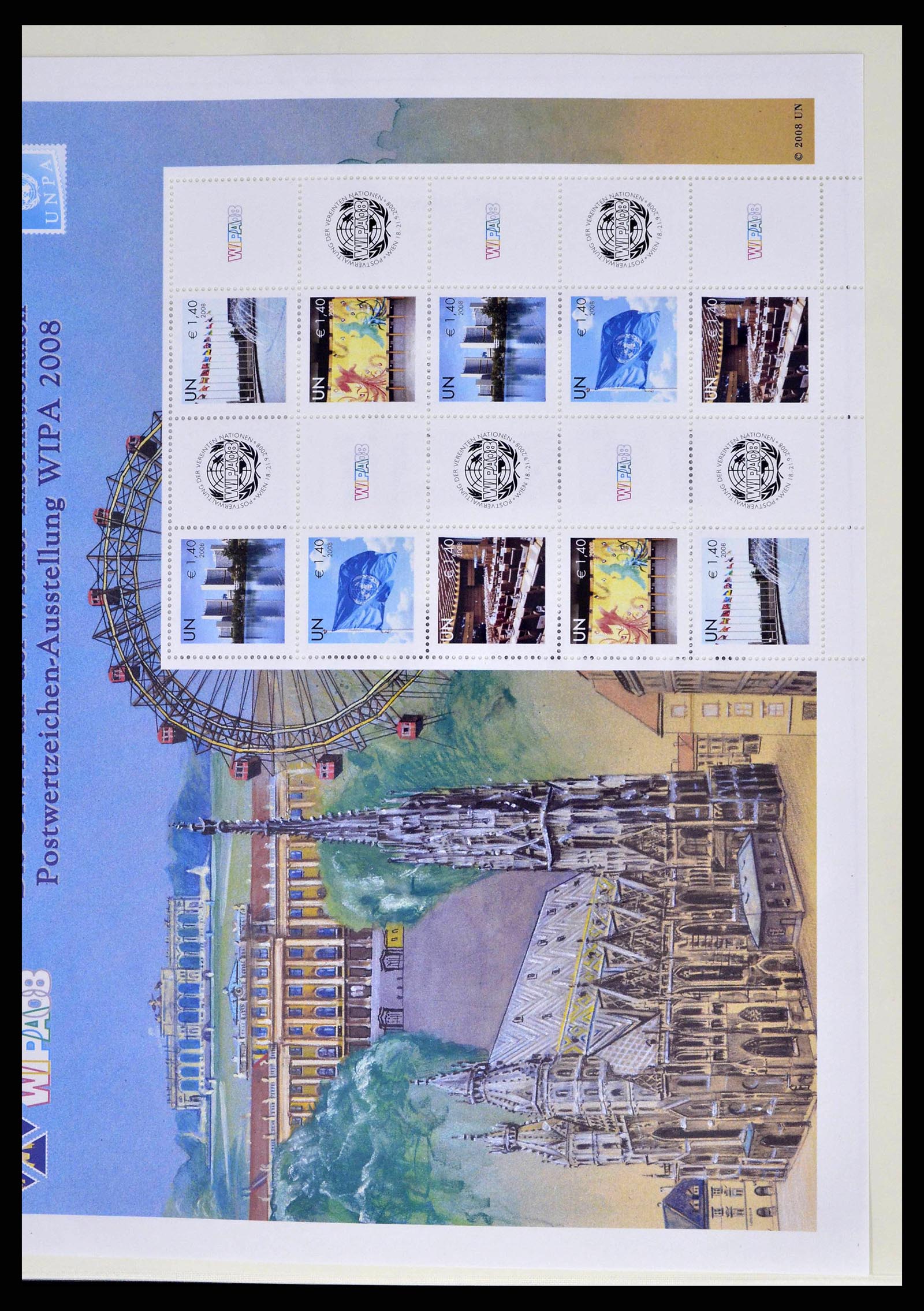 38608 0132 - Stamp collection 38608 United Nations Vienna complete collection 1980-20