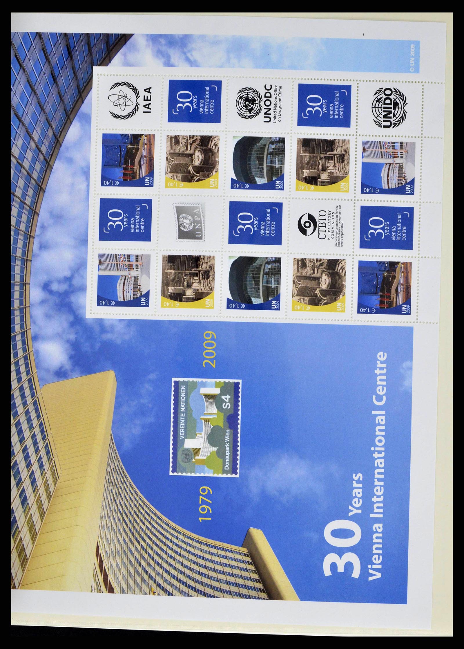 38608 0138 - Stamp collection 38608 United Nations Vienna complete collection 1980-20