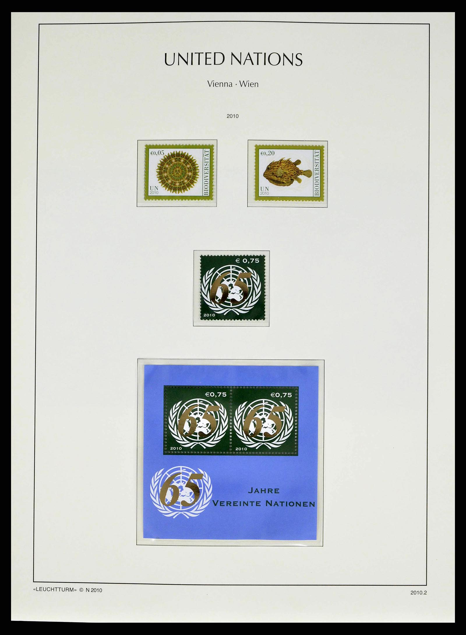 38608 0140 - Stamp collection 38608 United Nations Vienna complete collection 1980-20