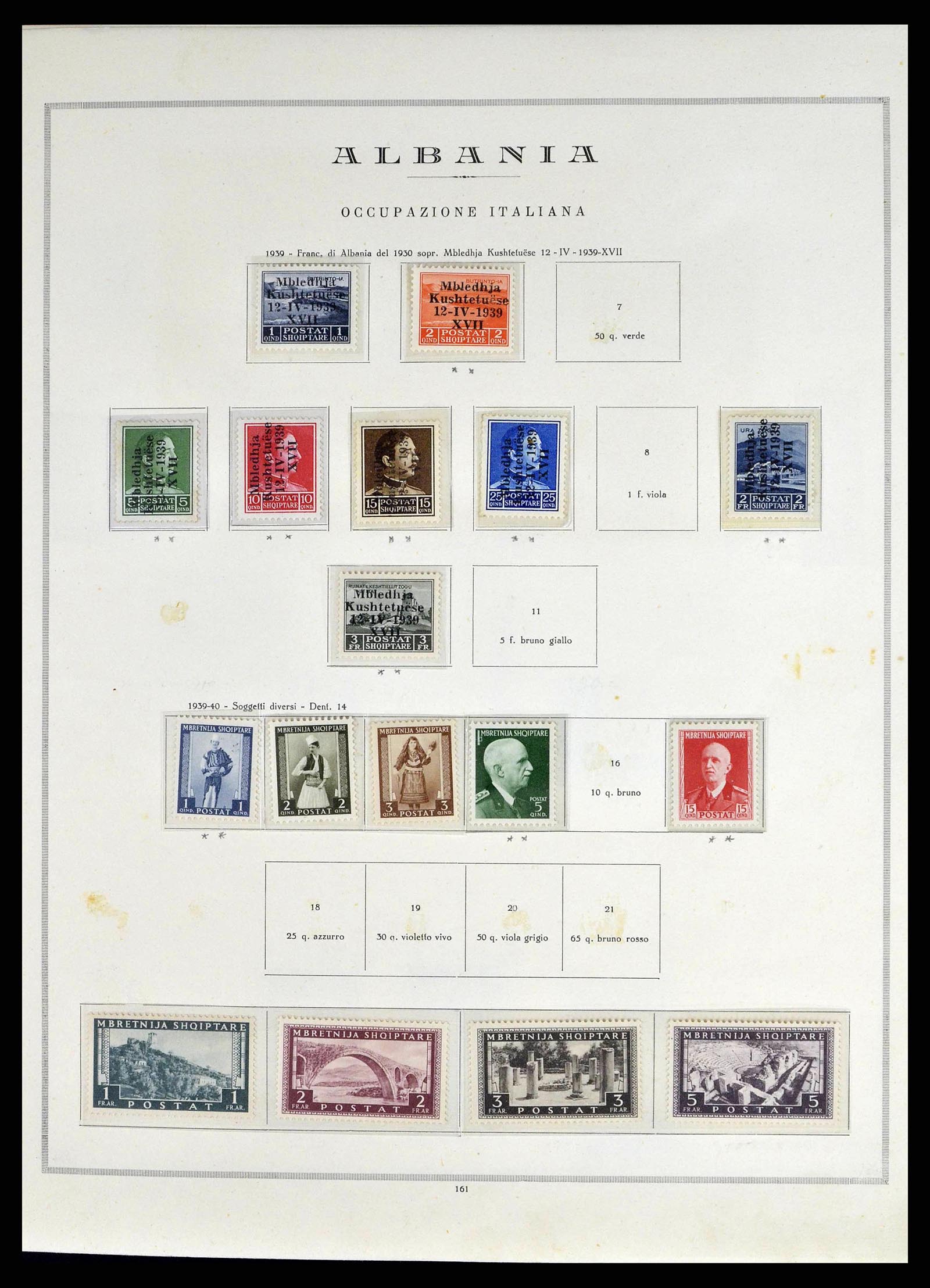 38619 0013 - Postzegelverzameling 38619 Italiaanse gebieden en bezettingen 1918-19