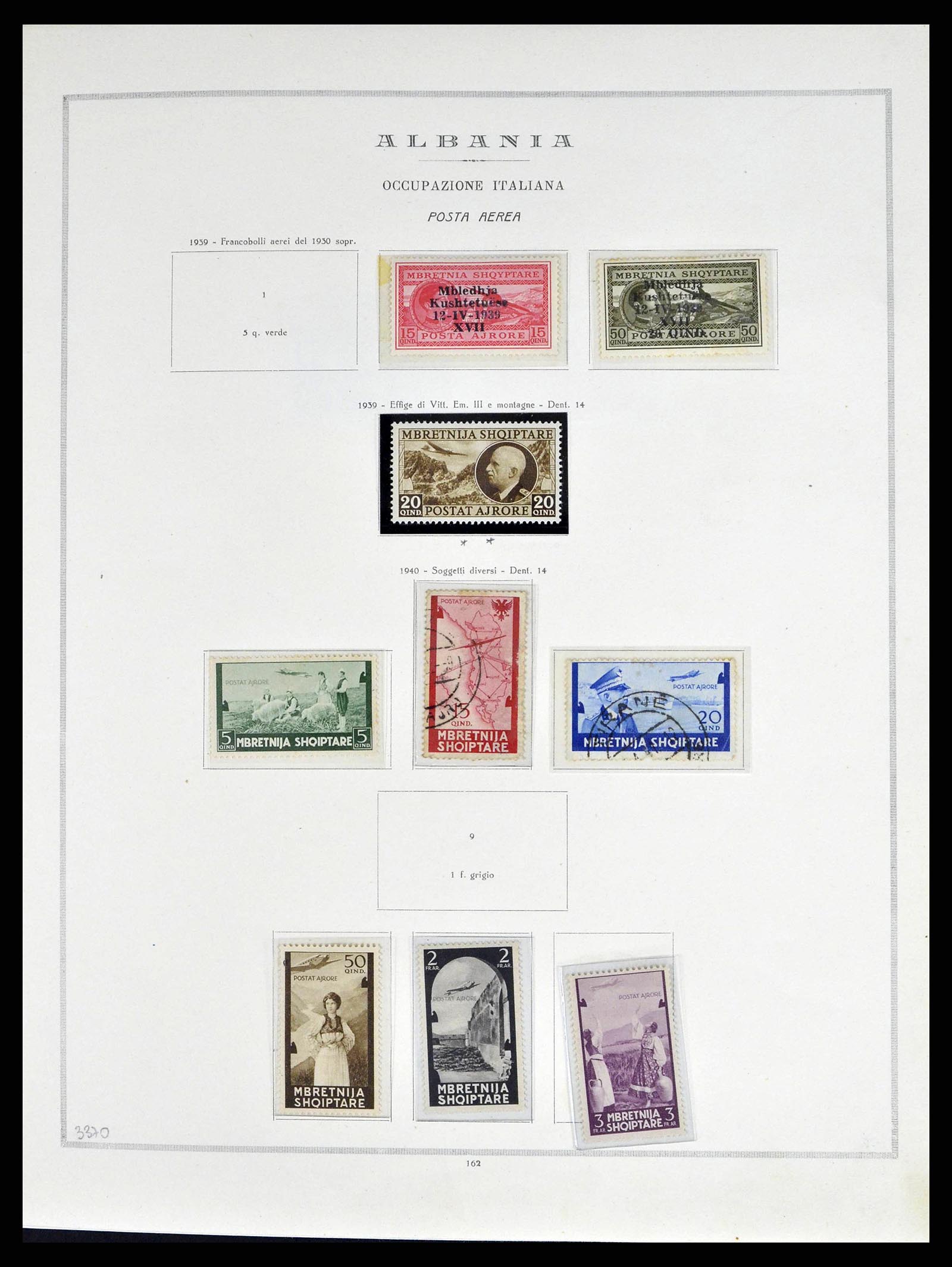 38619 0015 - Postzegelverzameling 38619 Italiaanse gebieden en bezettingen 1918-19