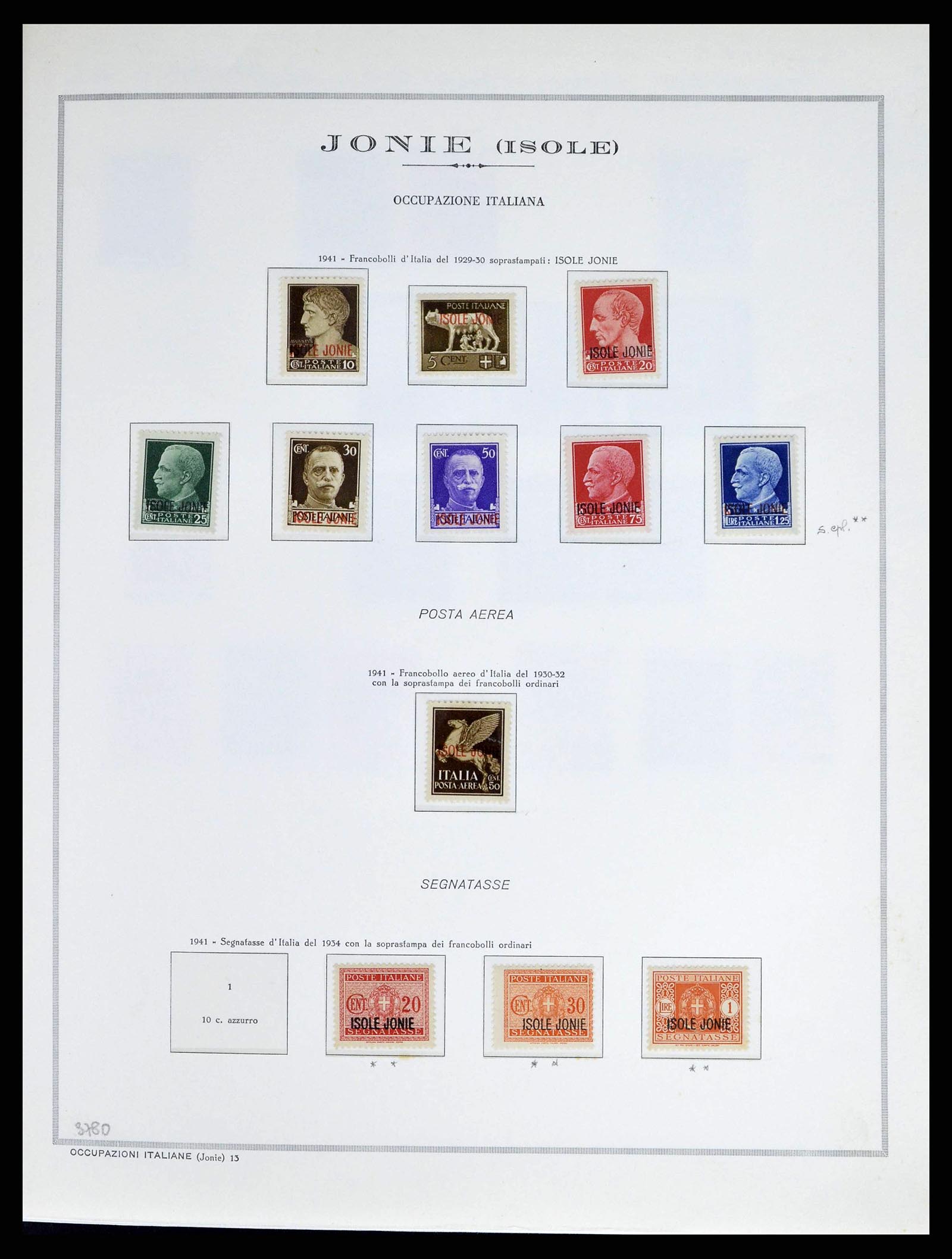 38619 0021 - Stamp collection 38619 Italian territories and occupations 1918-1940.