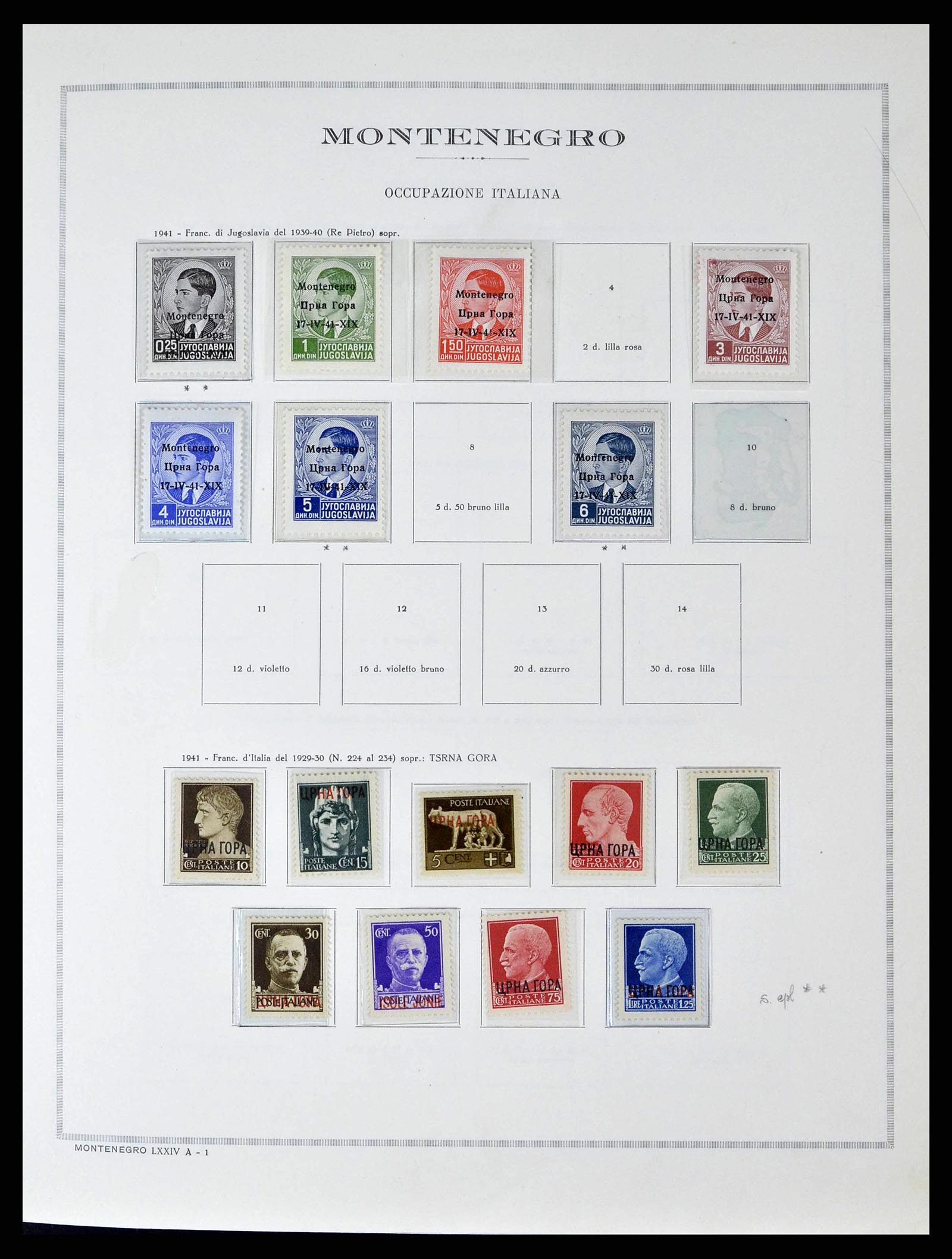 38619 0023 - Stamp collection 38619 Italian territories and occupations 1918-1940.