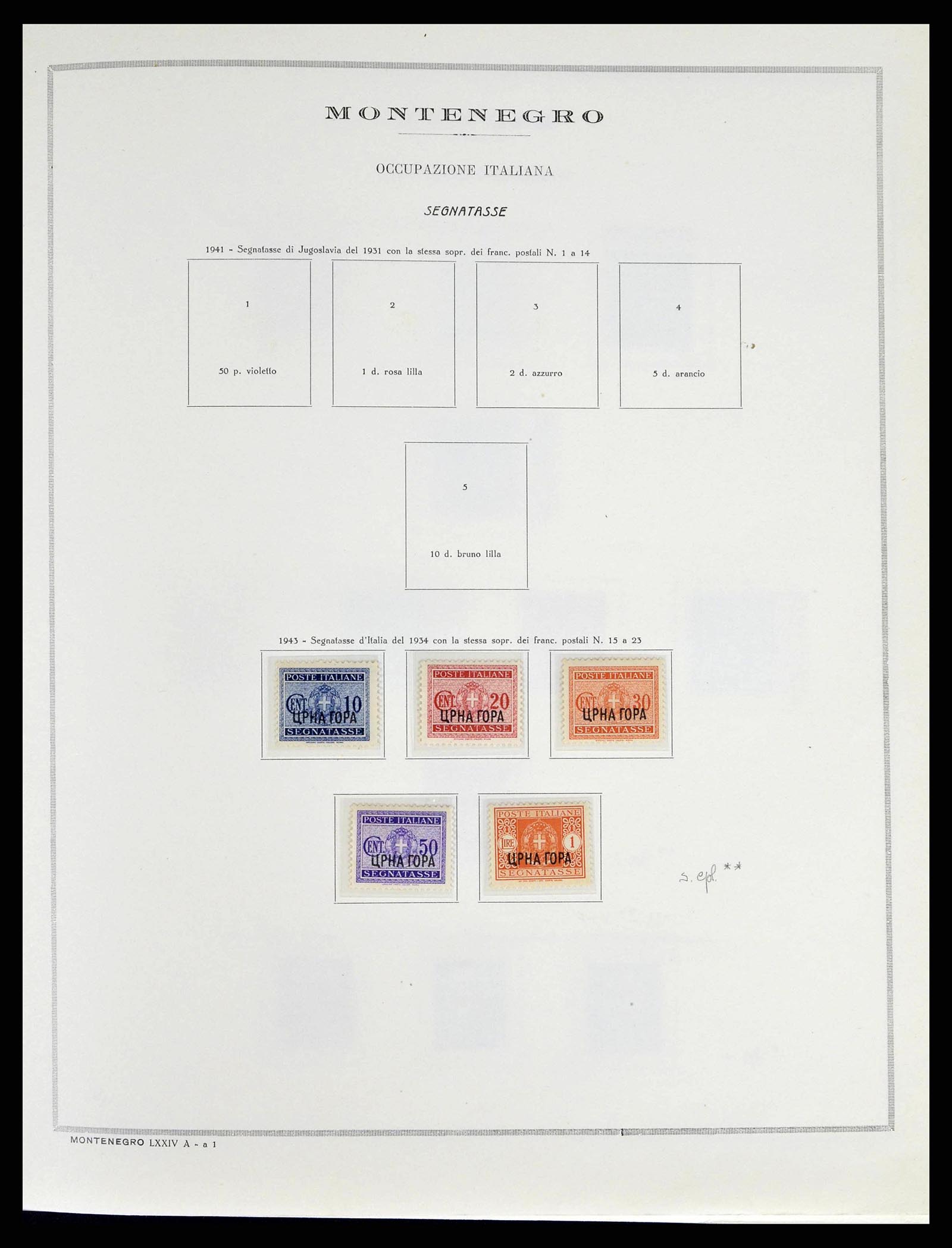 38619 0027 - Stamp collection 38619 Italian territories and occupations 1918-1940.