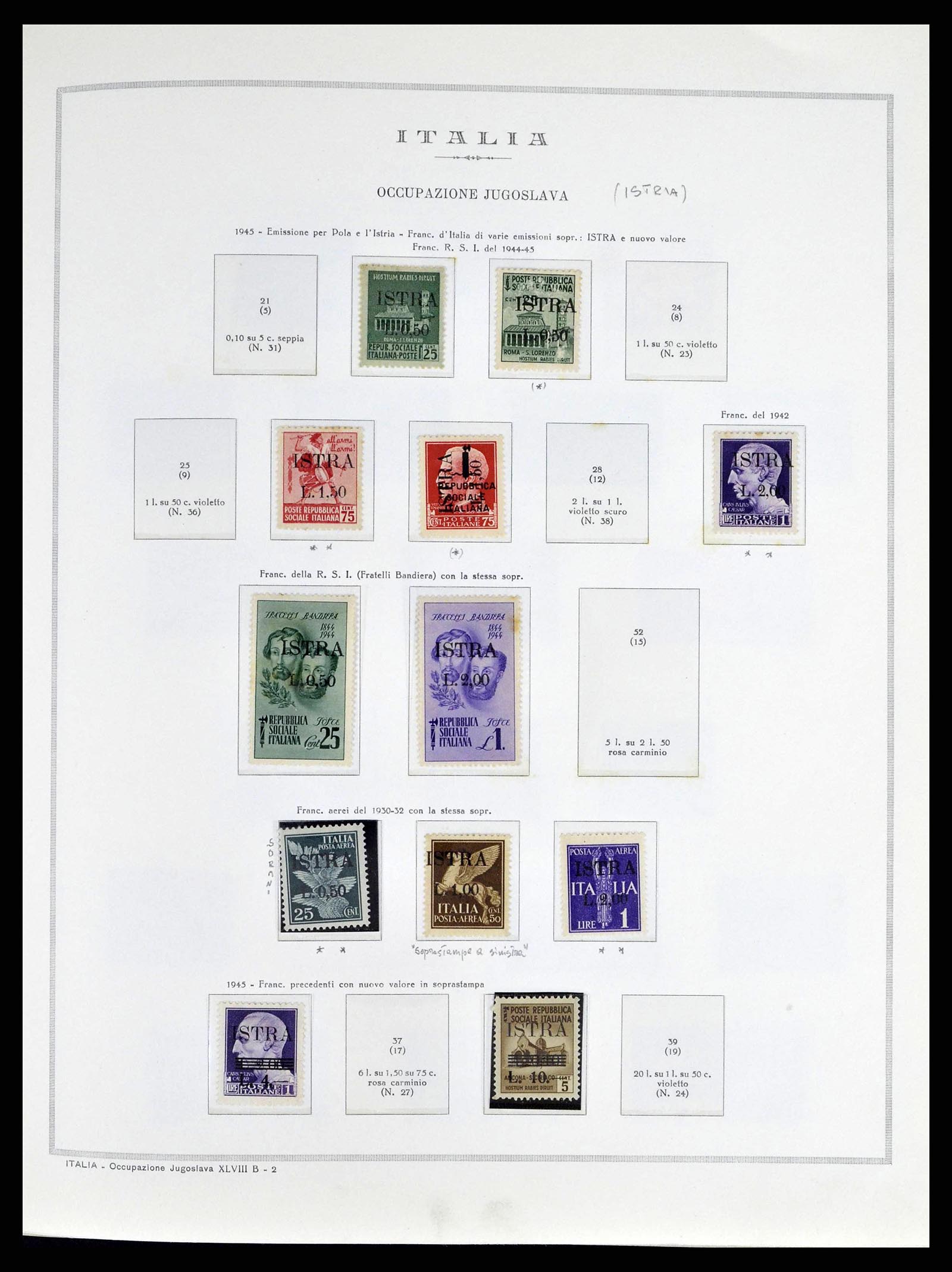 38619 0031 - Stamp collection 38619 Italian territories and occupations 1918-1940.