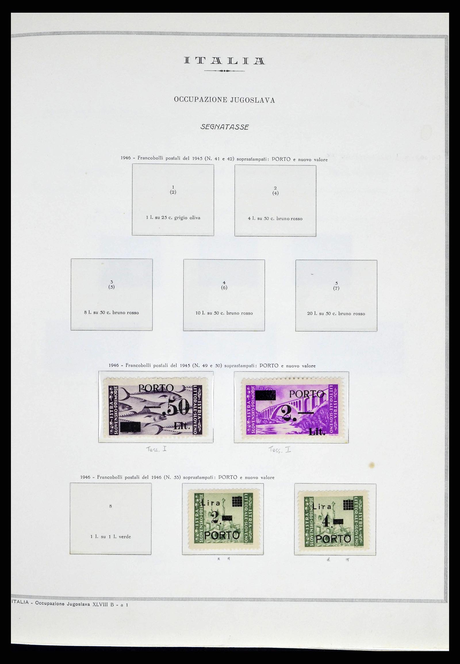 38619 0034 - Stamp collection 38619 Italian territories and occupations 1918-1940.