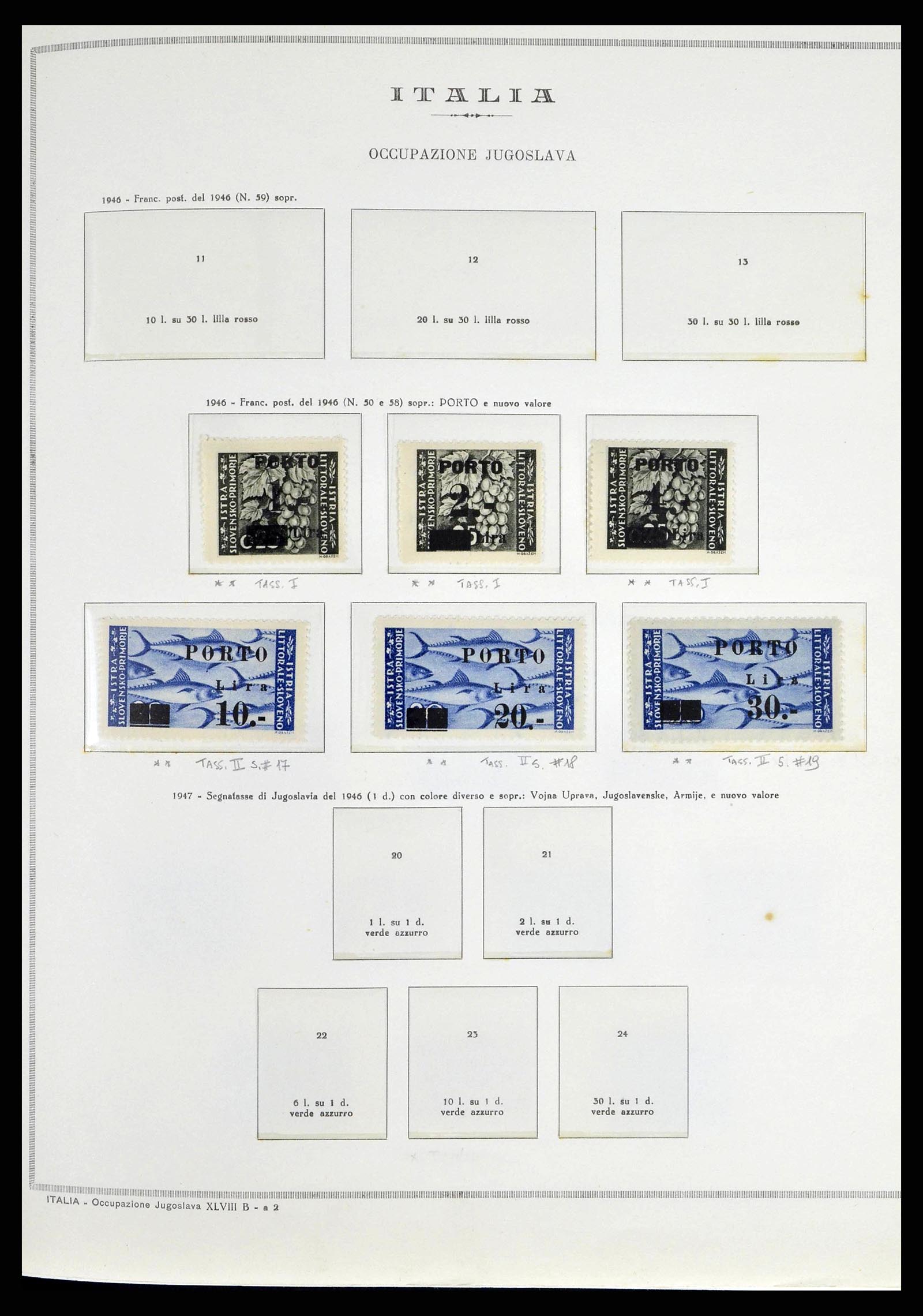 38619 0035 - Stamp collection 38619 Italian territories and occupations 1918-1940.