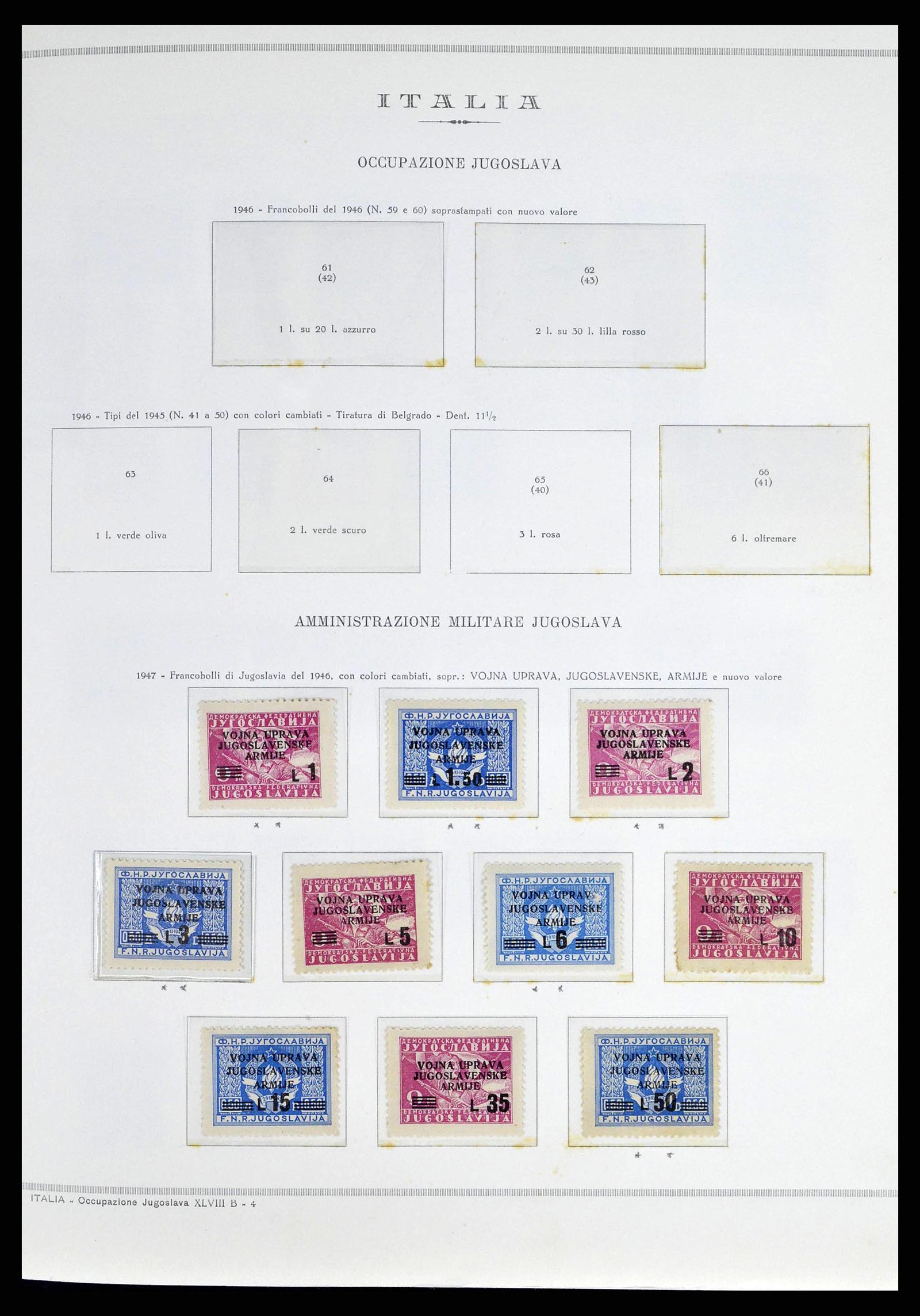 38619 0036 - Stamp collection 38619 Italian territories and occupations 1918-1940.