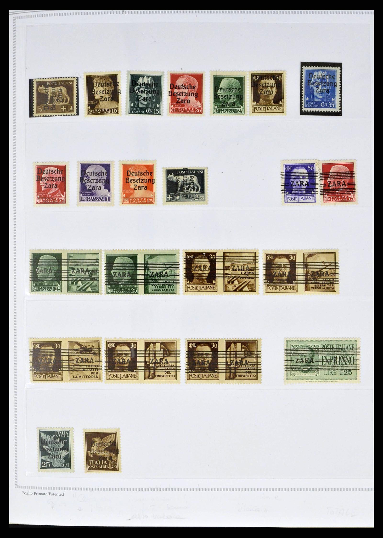 38619 0038 - Stamp collection 38619 Italian territories and occupations 1918-1940.